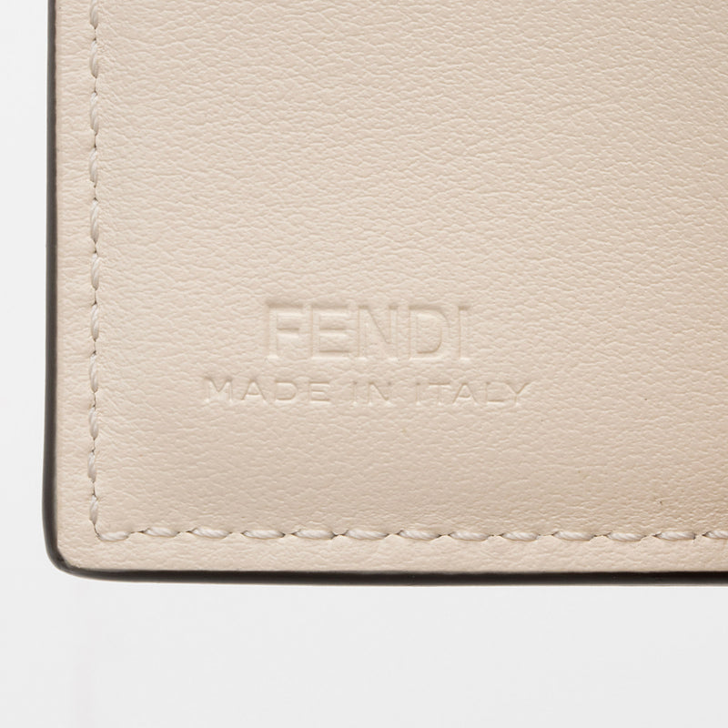 Fendi Calfskin Roma Micro Tri-Fold Wallet (SHF-uRF5Z1)
