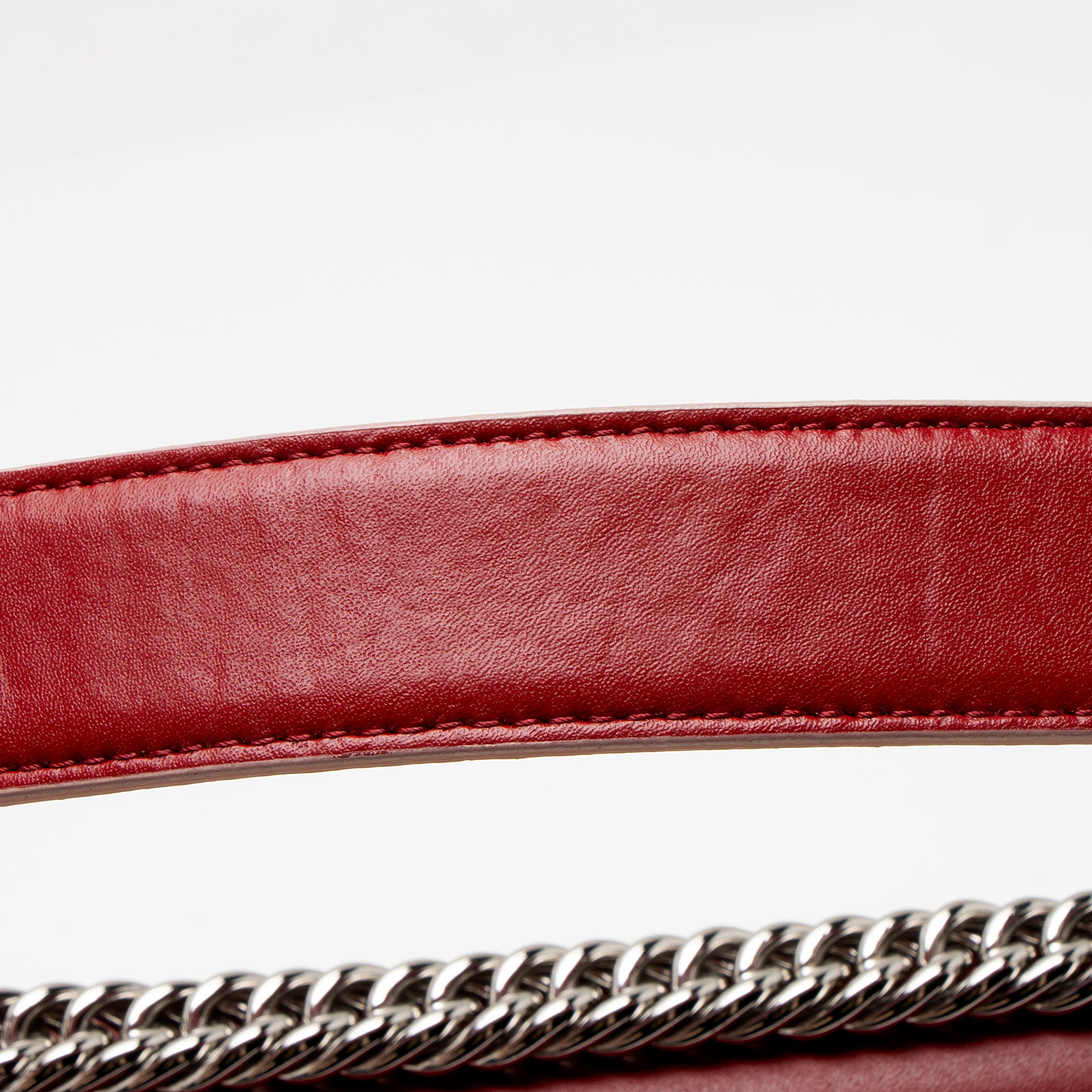Fendi Calfskin Studded Kan I Medium Shoulder Bag