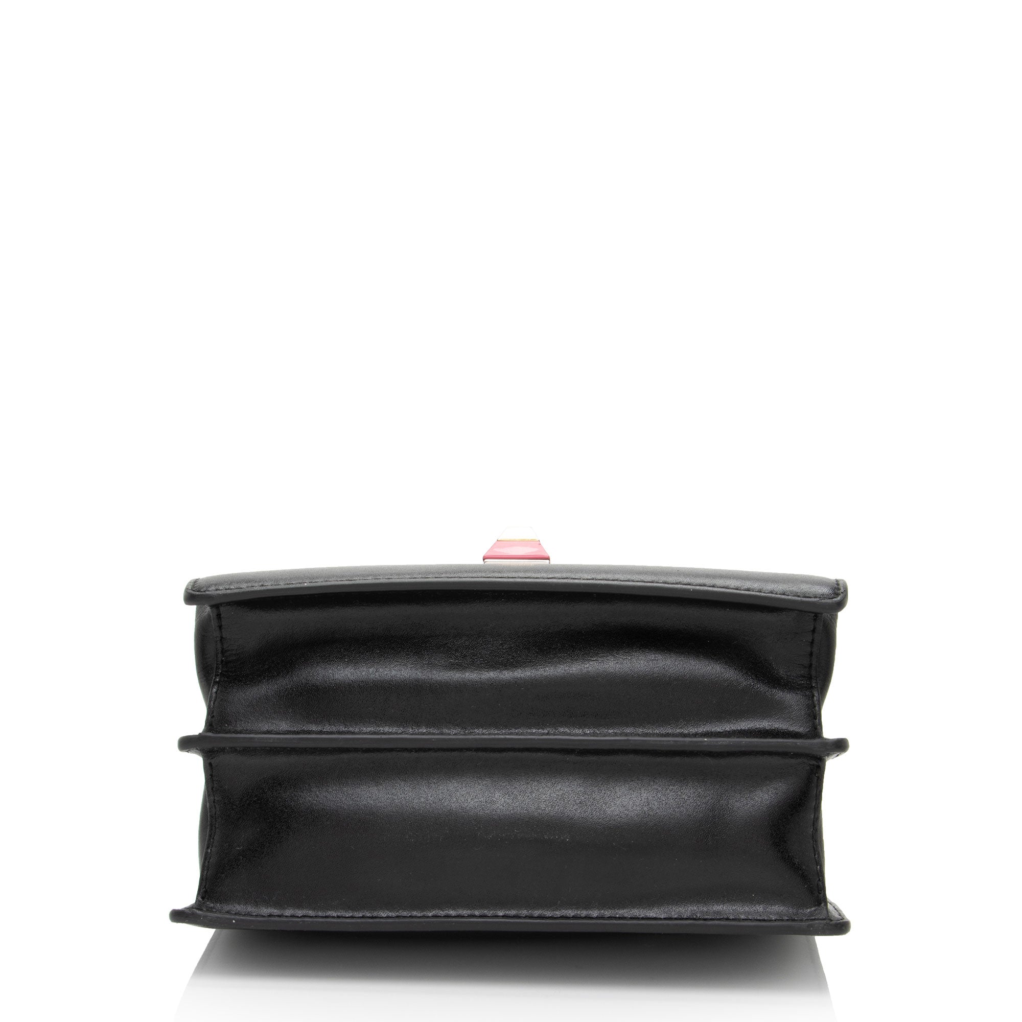 Fendi Calfskin Studded Kan I Small Shoulder Bag