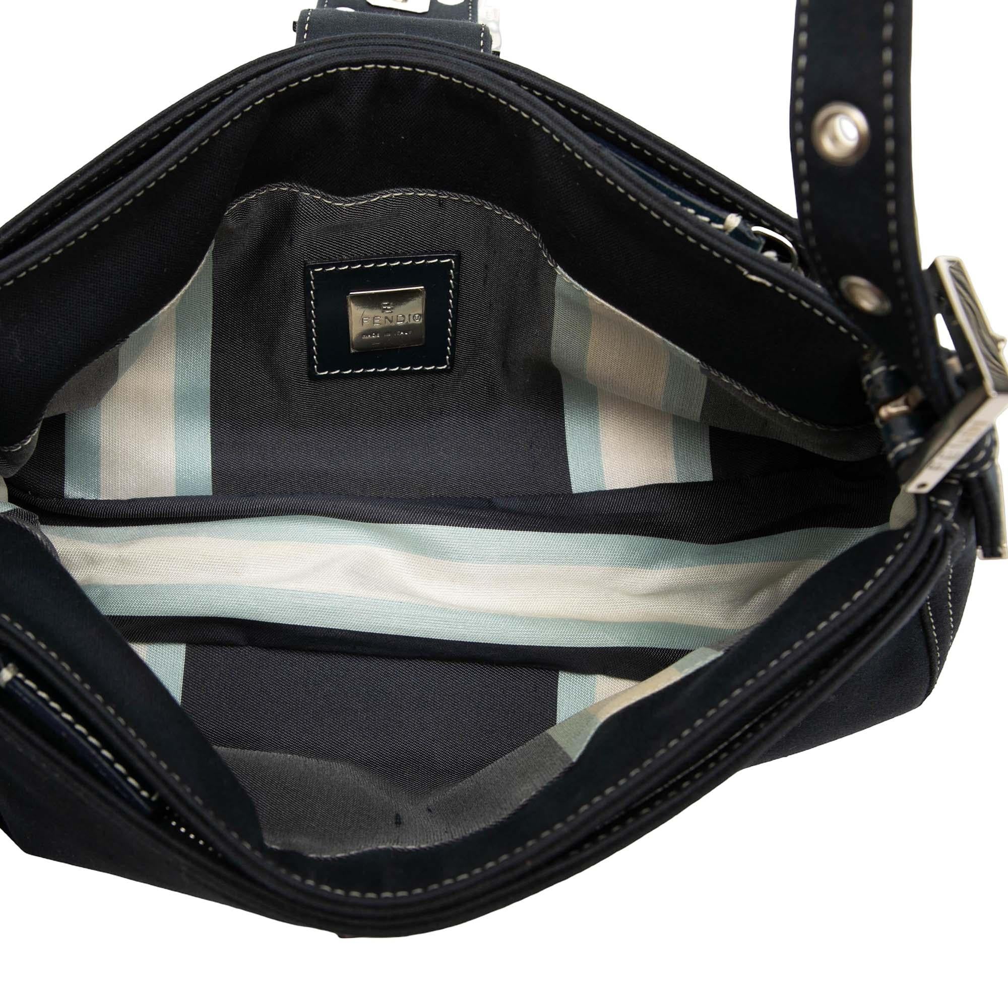 Fendi Canvas FF Marble Shoulder Bag