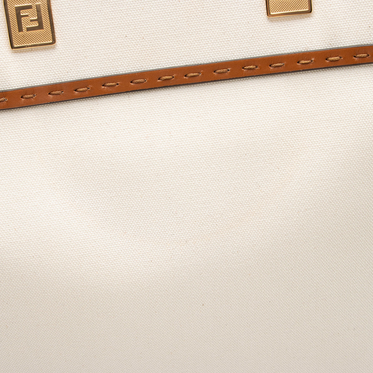 Fendi Canvas Sunshine Medium Shopper Tote