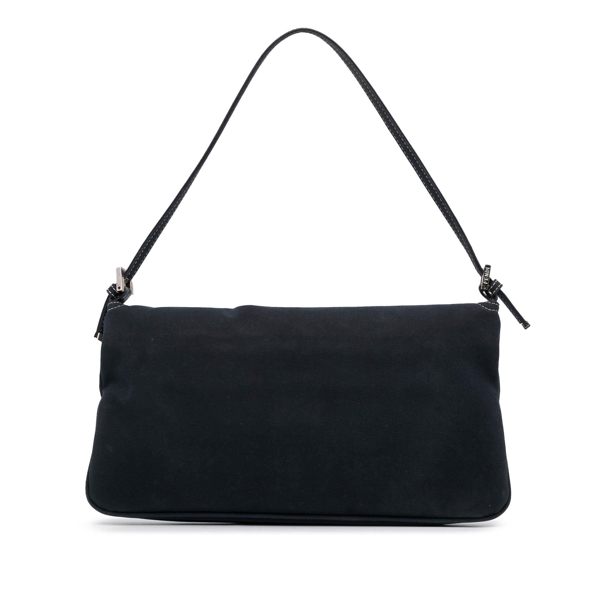 Fendi Denim Double Flap Baguette (SHG-j7tZH1)