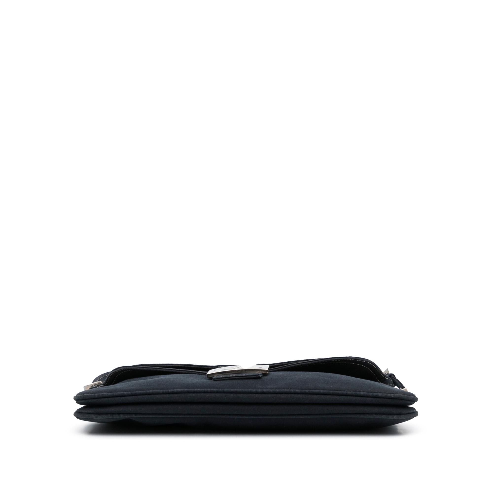 Fendi Denim Double Flap Baguette (SHG-j7tZH1)