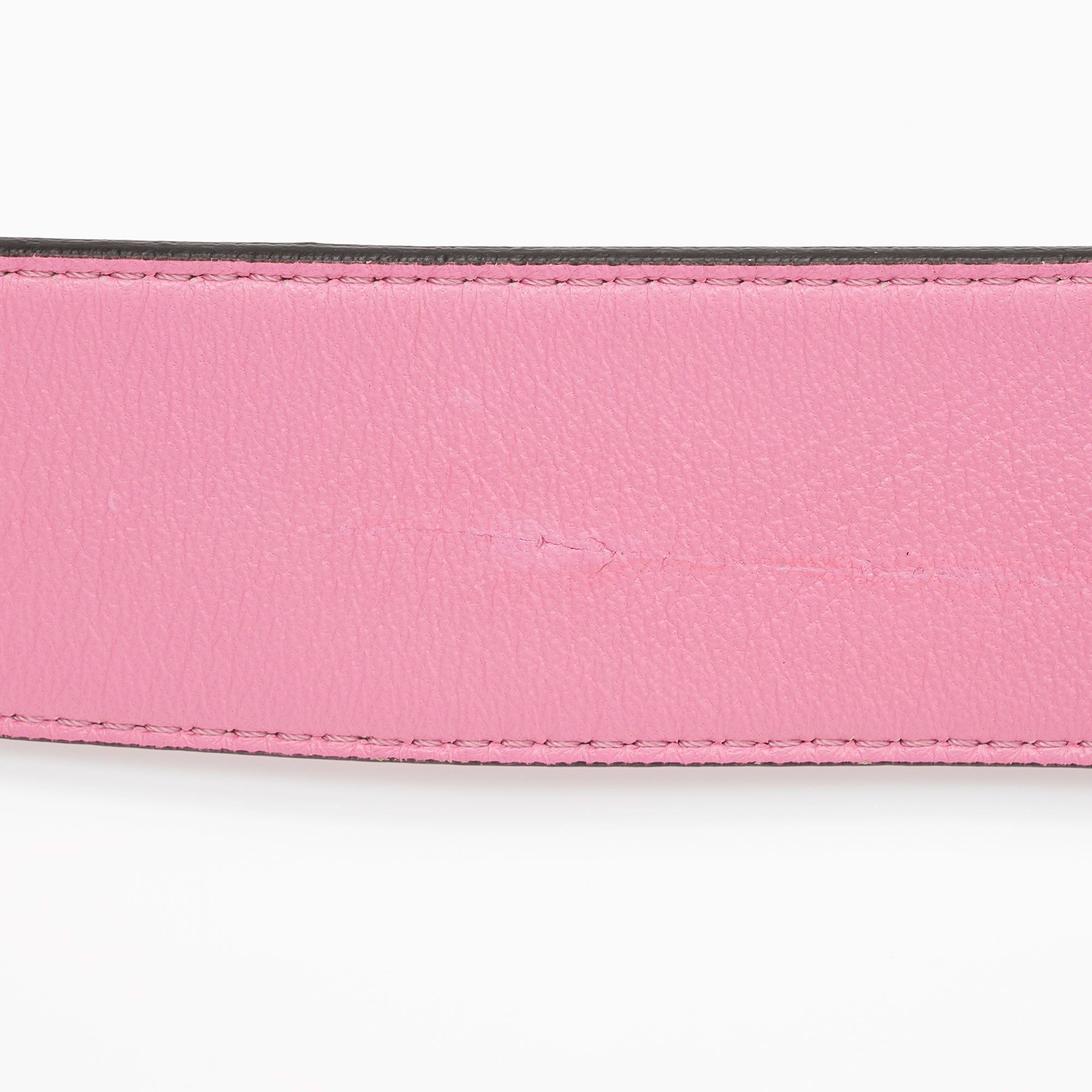 Fendi Embossed Leather FF 1974 Baguette Shoulder Bag (SHF-nc63Ja)