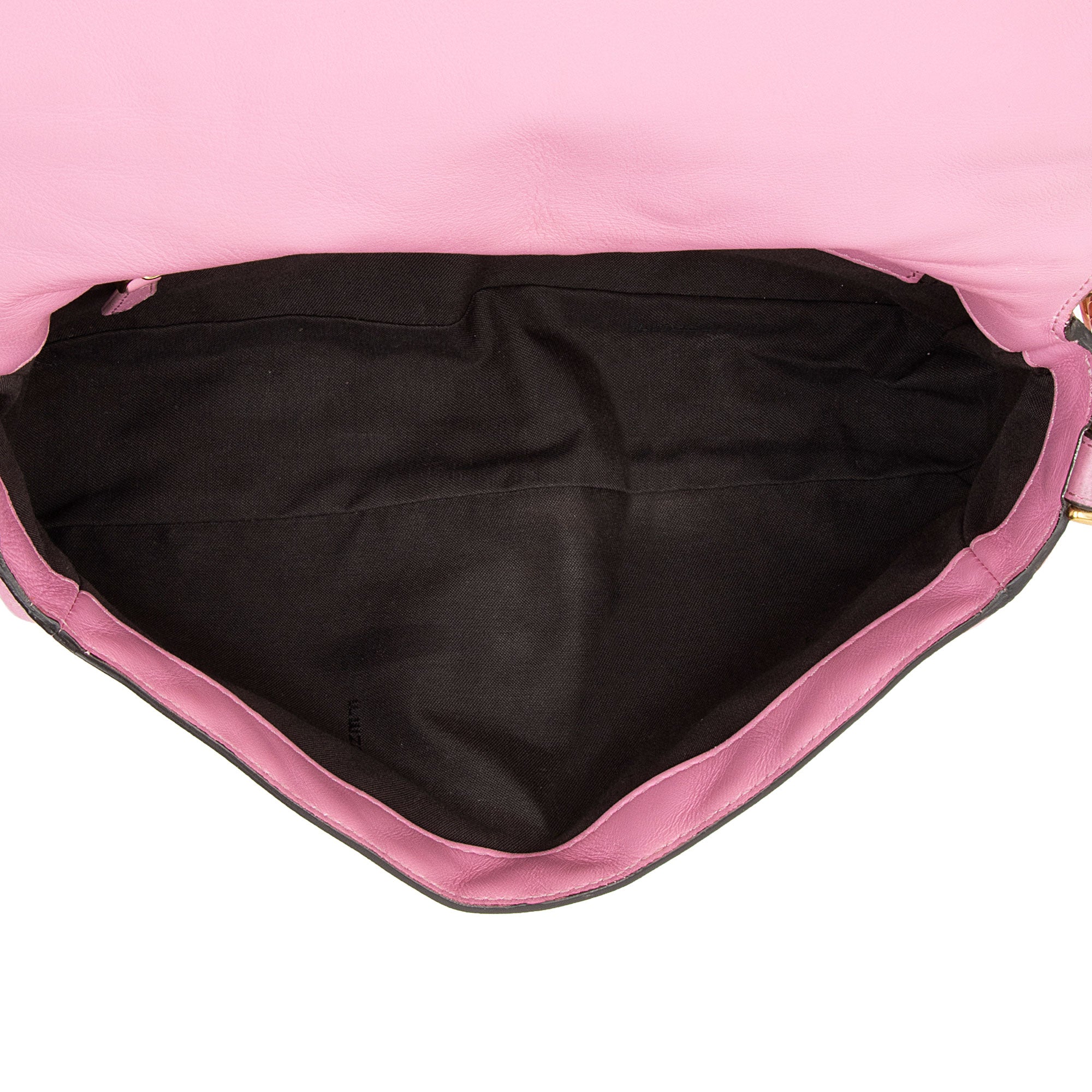 Fendi Embossed Leather FF 1974 Baguette Shoulder Bag (SHF-nc63Ja)