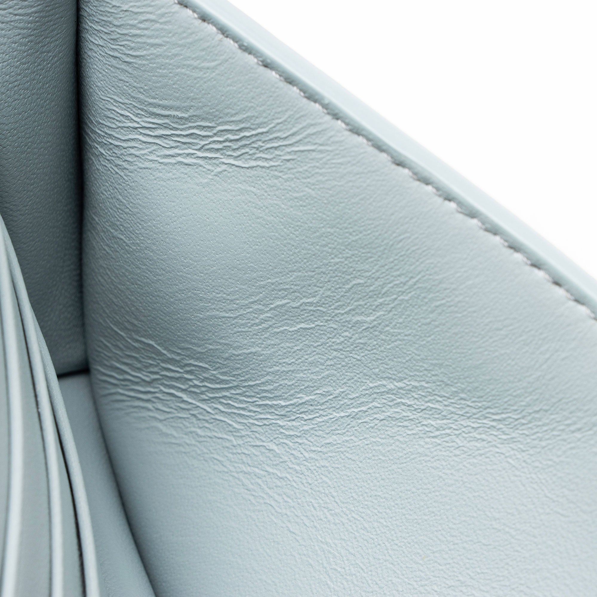Fendi Embossed Leather FF Baguette Wallet on Chain