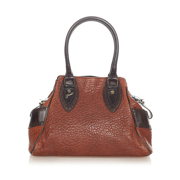 Fendi Etniko Leather Handbag (SHG-22132)