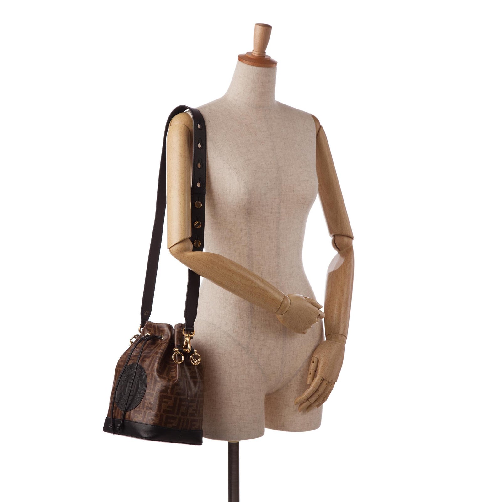 Fendi FF 1974 Mon Tresor Bucket Bag SHG GUQyrz LuxeDH