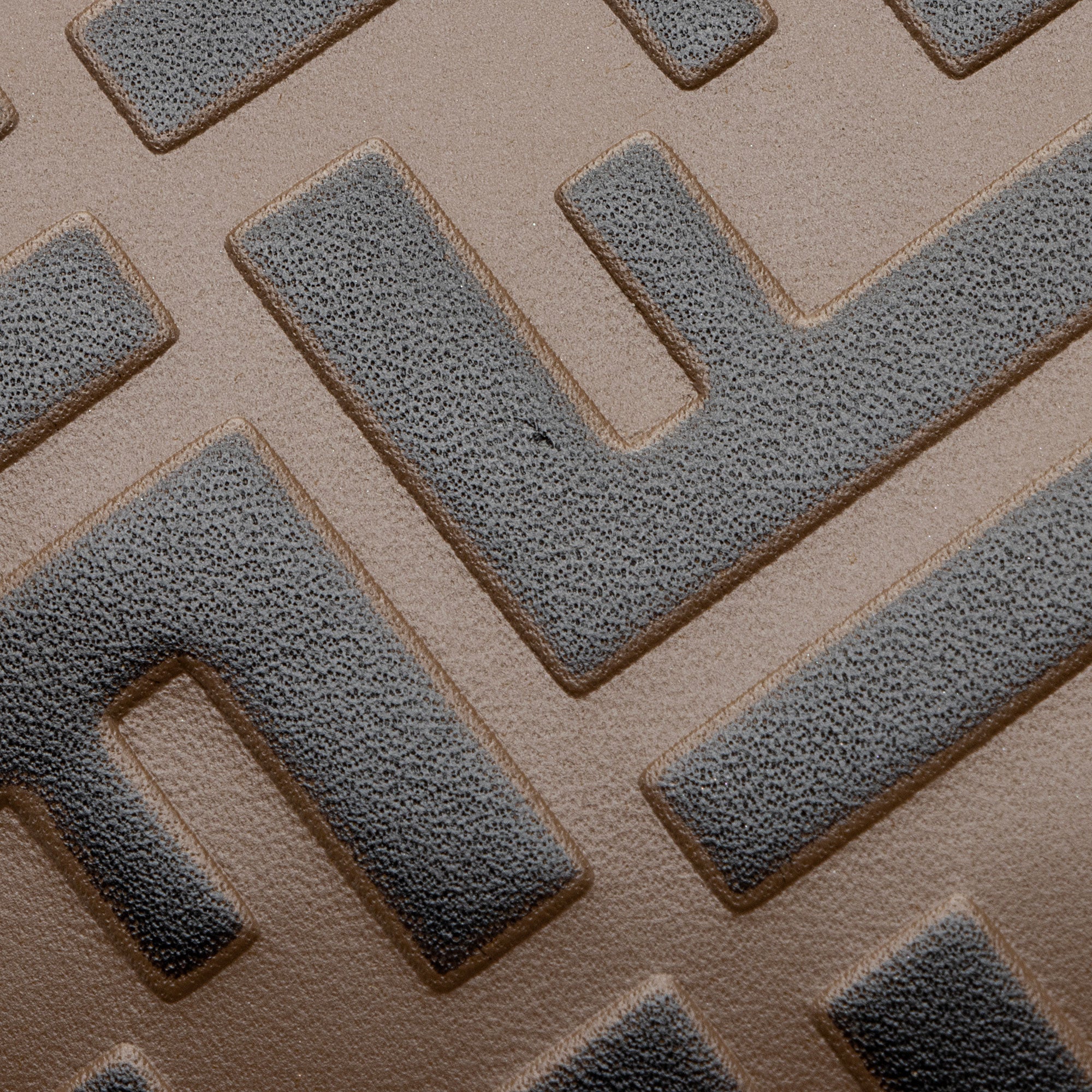 Fendi FF Embossed Calfskin 1974 Envelope Pouch (SHF-qYNeEa)