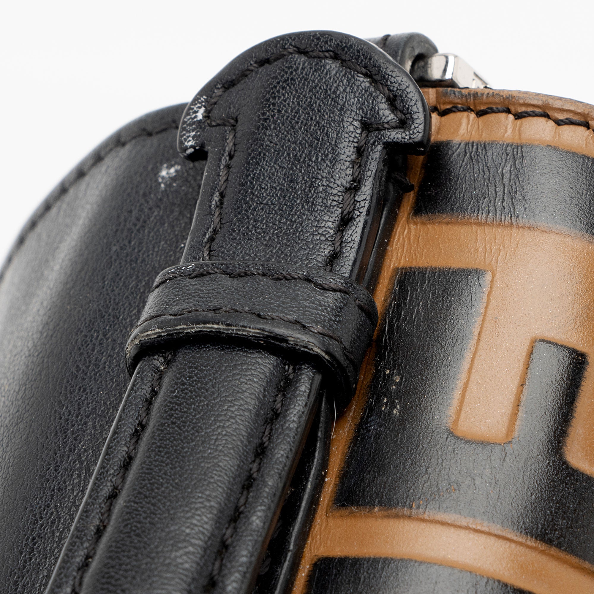 Fendi FF Embossed Calfskin Double Micro Baguette Bag (SHF-yQ8d8d)