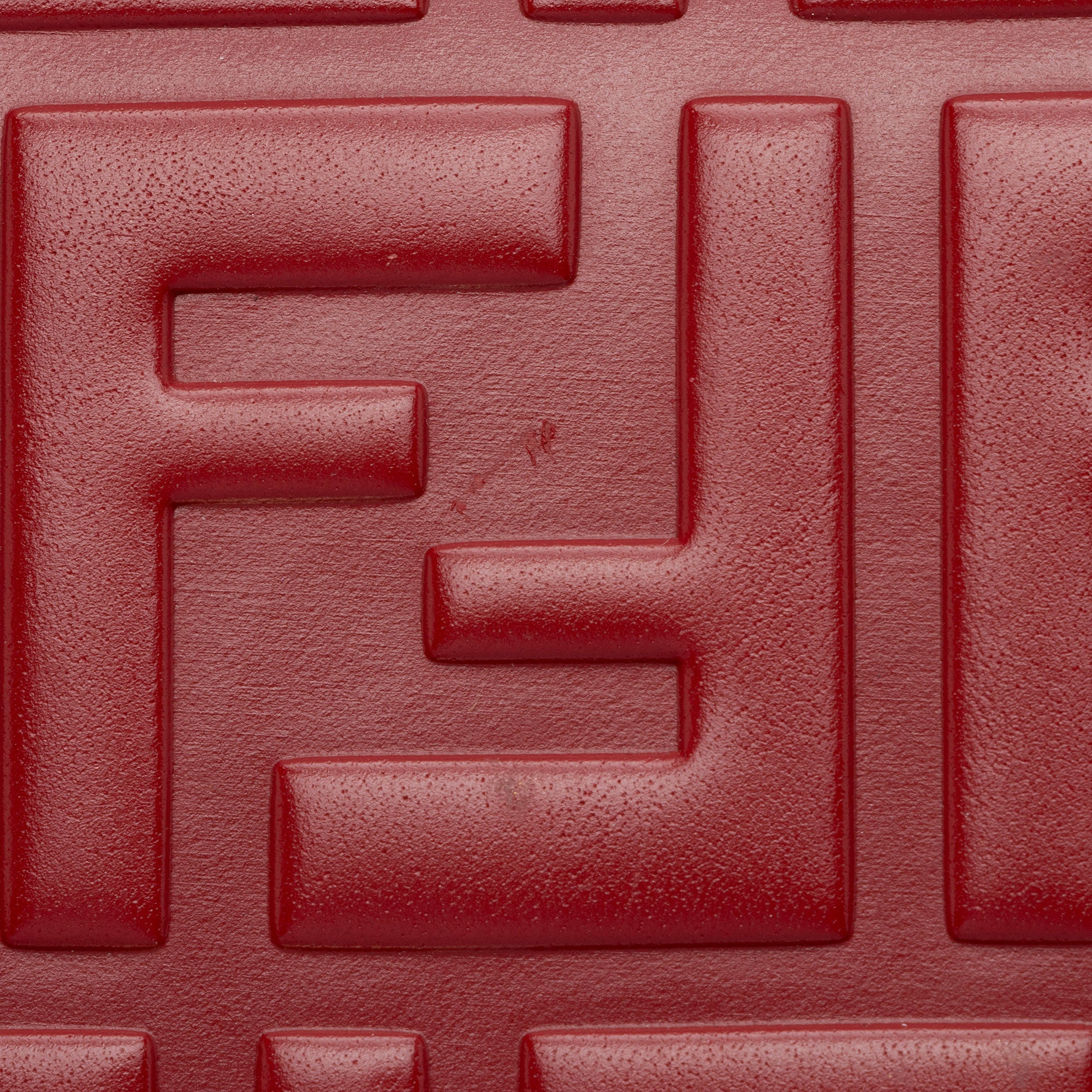 Fendi FF Embossed Calfskin Kan I Small Shoulder Bag (SHF-flp0Jj)