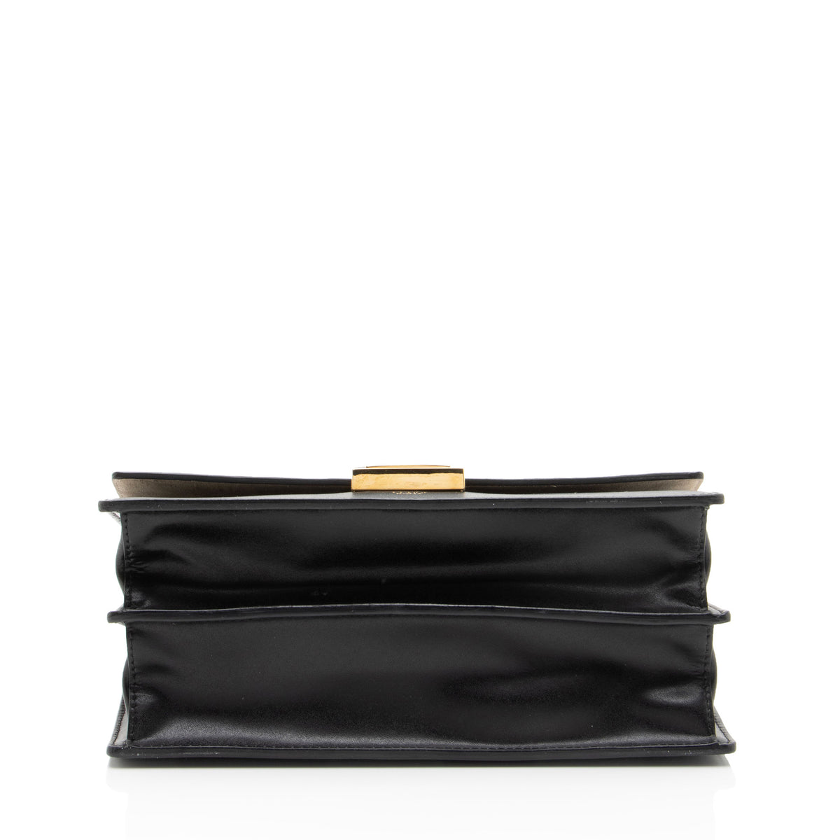 Fendi FF Embossed Calfskin Kan U Medium Shoulder Bag