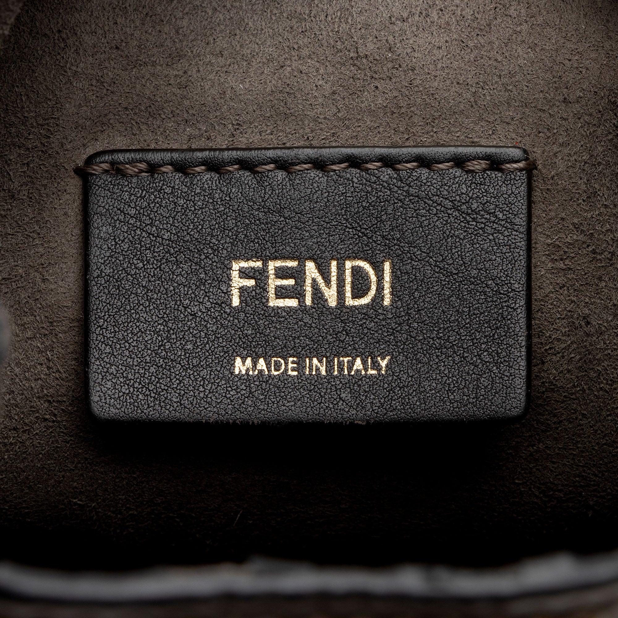 Fendi FF Embossed Calfskin Mon Tresor Mini Bucket Bag (SHF-mo1hOL)