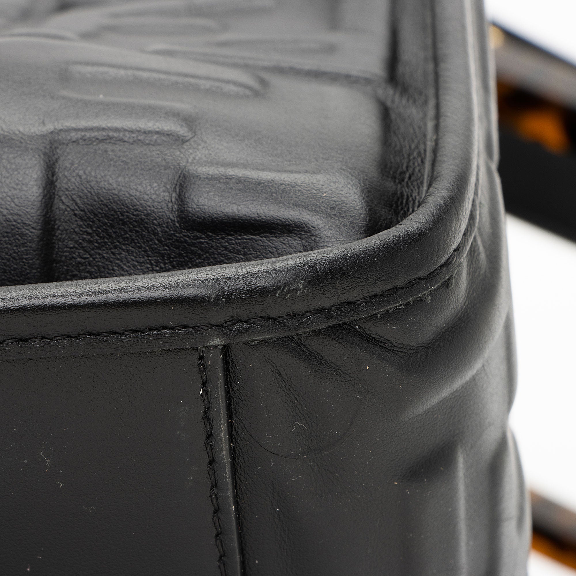 Fendi FF Embossed Calfskin Sunshine Medium Shopper Tote