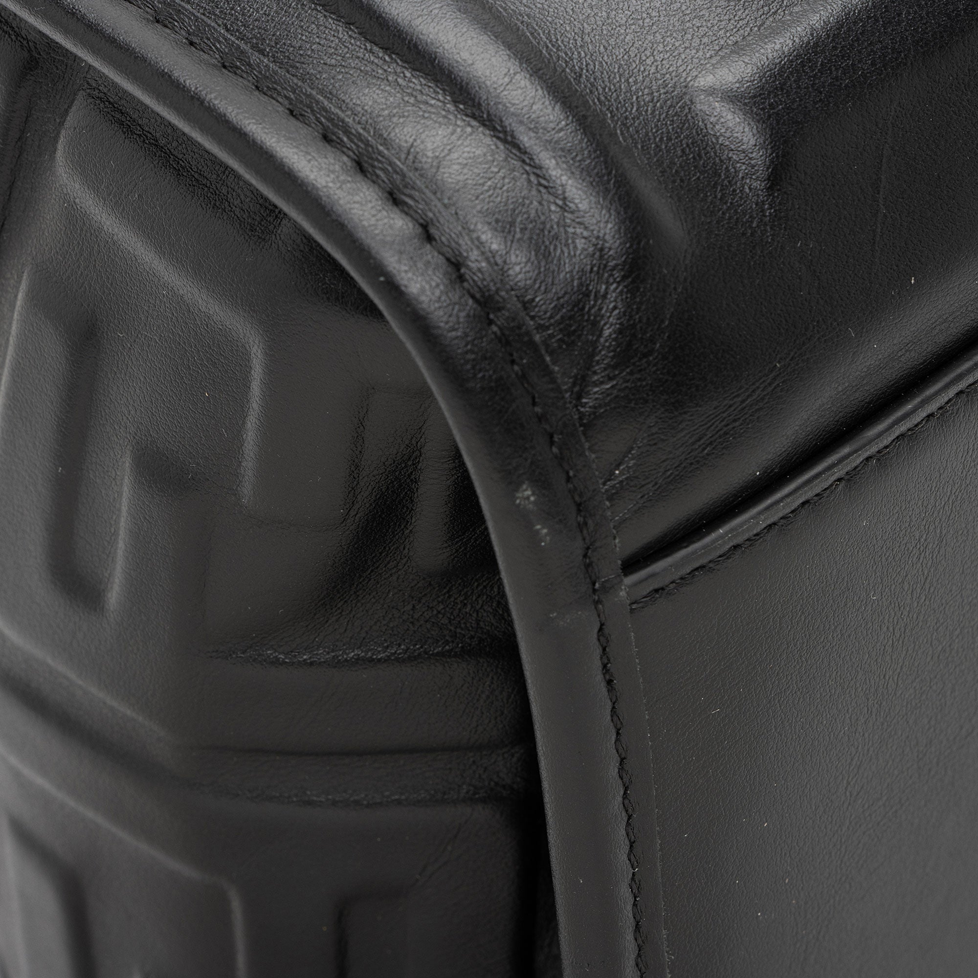 Fendi FF Embossed Calfskin Sunshine Medium Shopper Tote