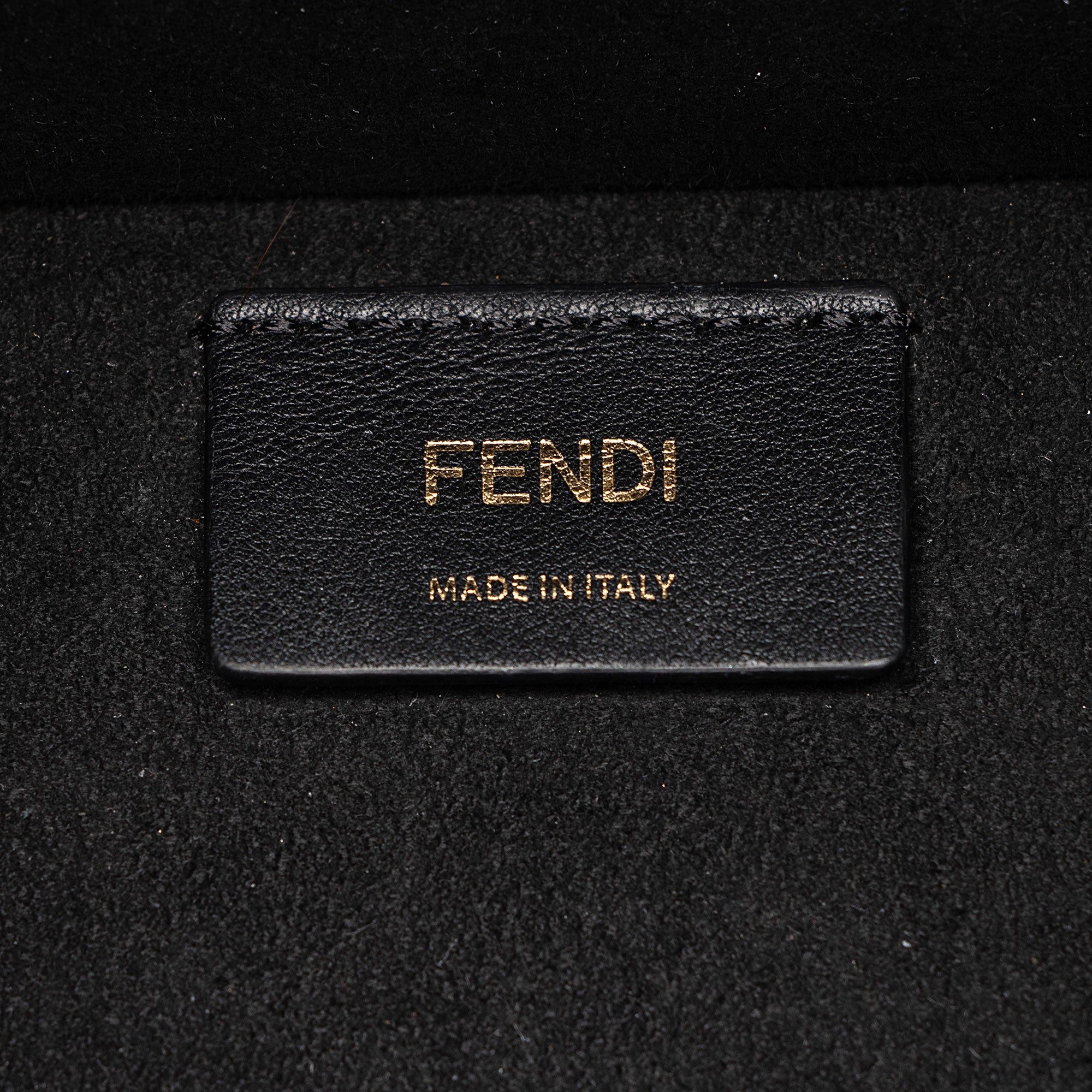Fendi FF Embossed Calfskin Sunshine Medium Shopper Tote