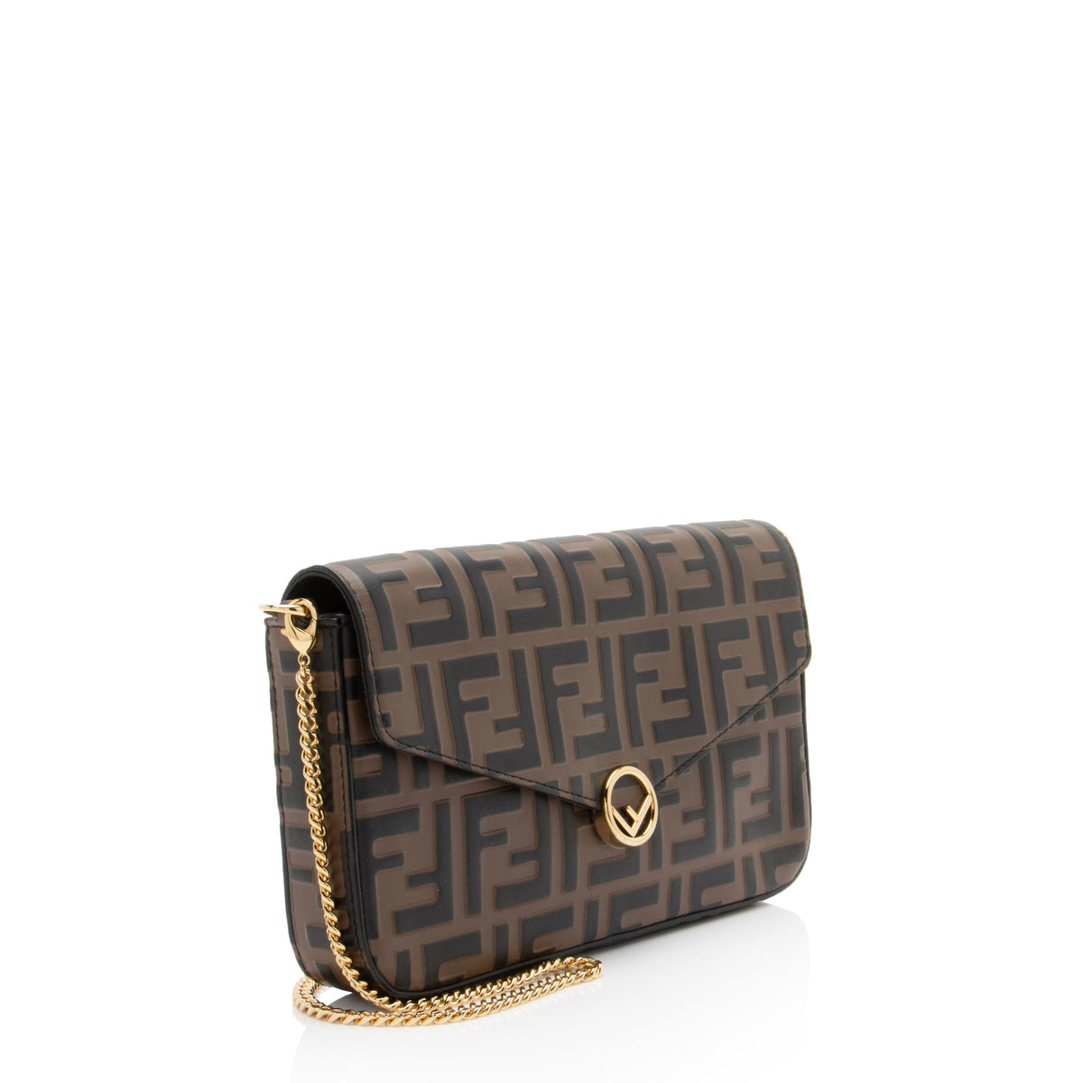 Fendi FF Embossed F is Fendi Wallet on Chain
