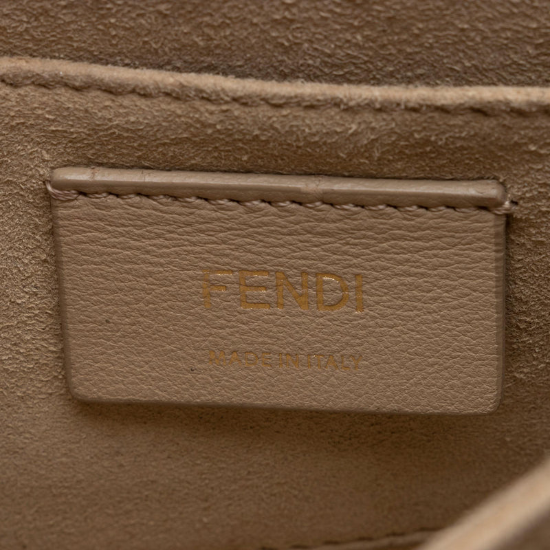 Fendi FF Embossed Kan U Small Shoulder Bag (SHF-FKDtX8)