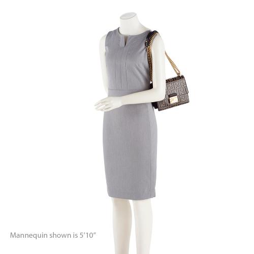 Fendi FF Embossed Kan U Small Shoulder Bag (SHF-FKDtX8)