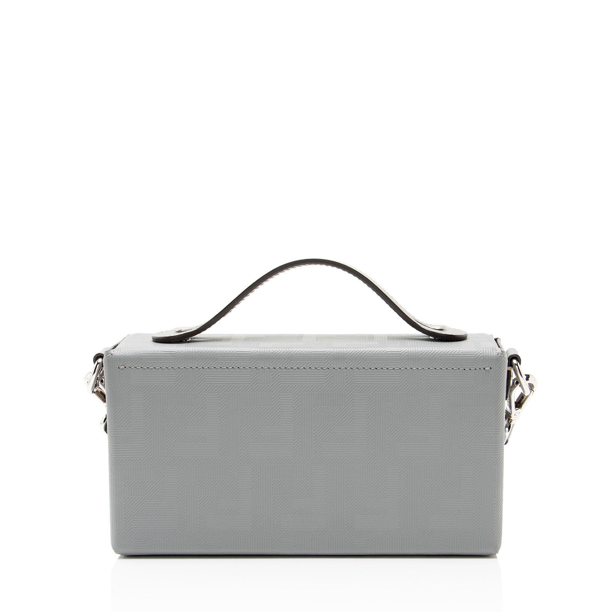 Fendi FF Shadow Vitello Soft Trunk Baguette