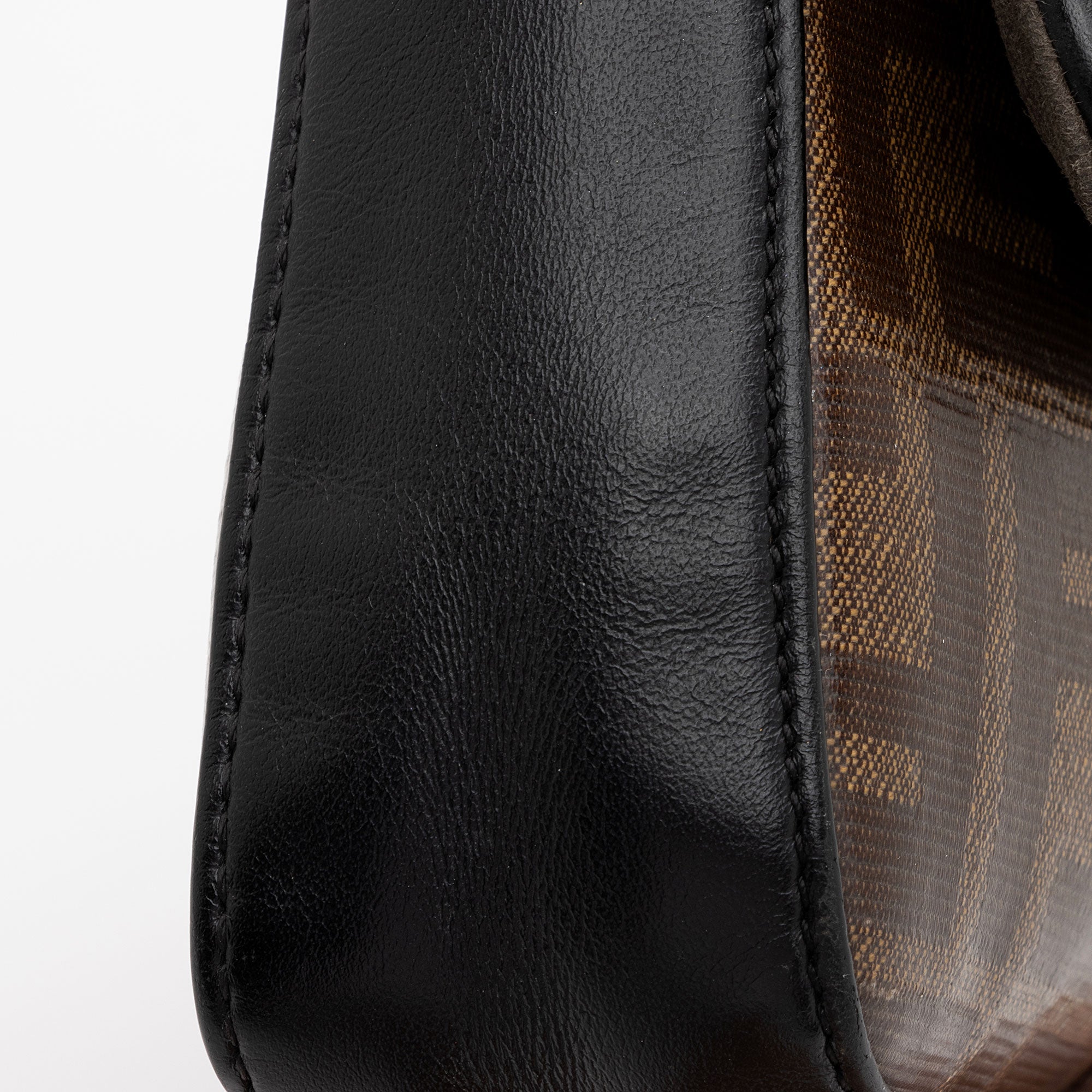 Fendi FF Spalmati 1974 Double F Mini Shoulder Bag (SHF-CKdmaW)