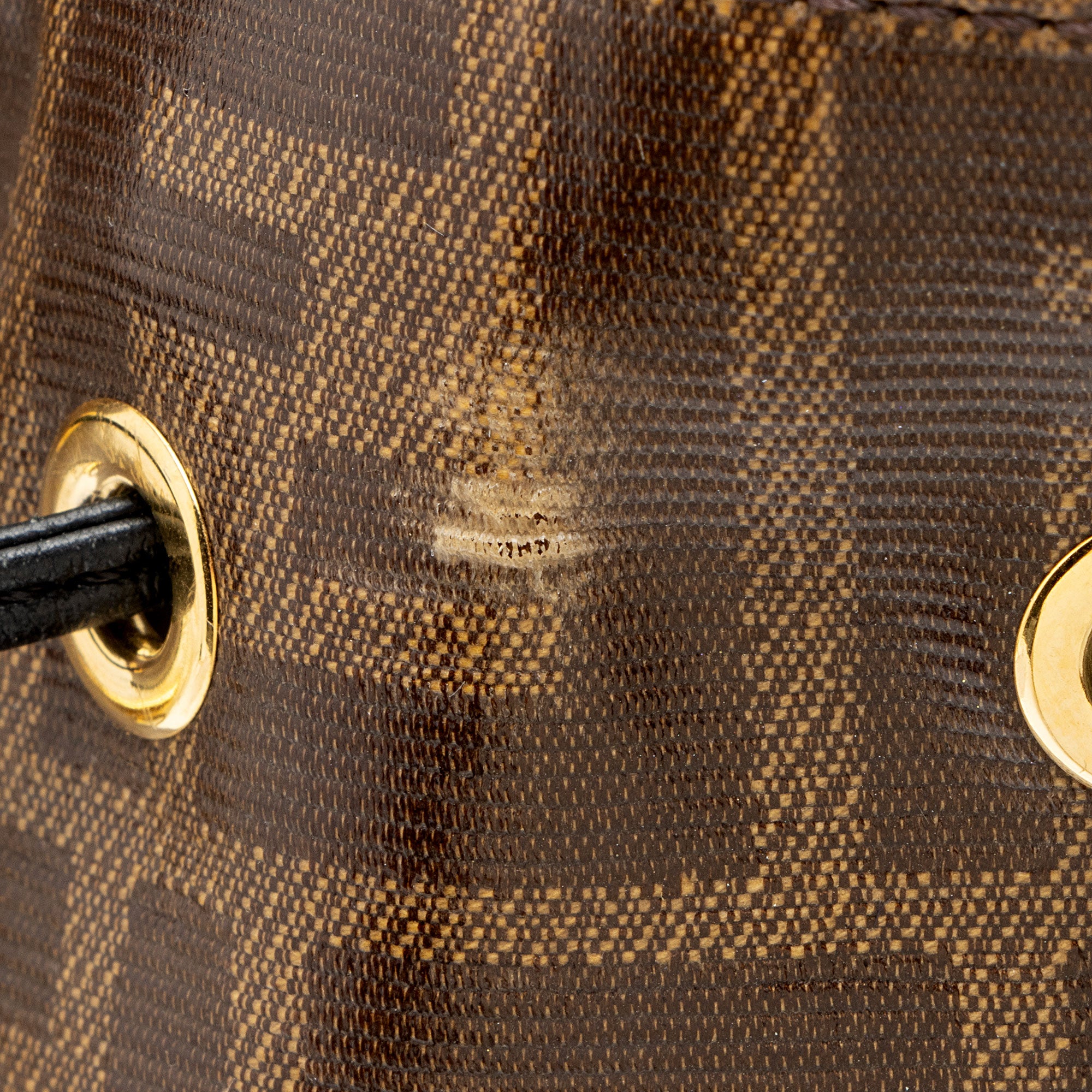 Fendi FF Spalmati Mon Tresor Grande Shoulder Bag