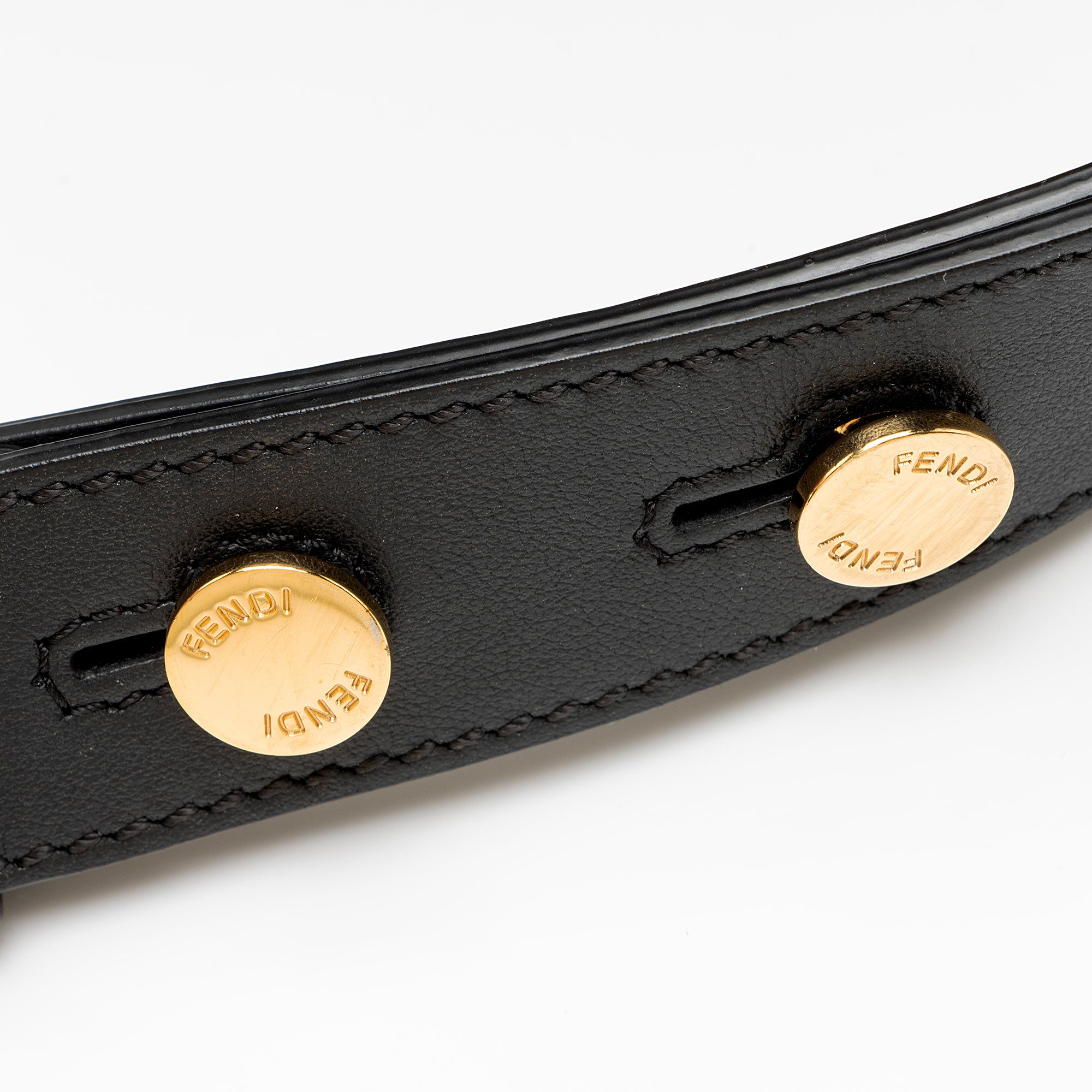 Fendi FF Spalmati Mon Tresor Grande Shoulder Bag