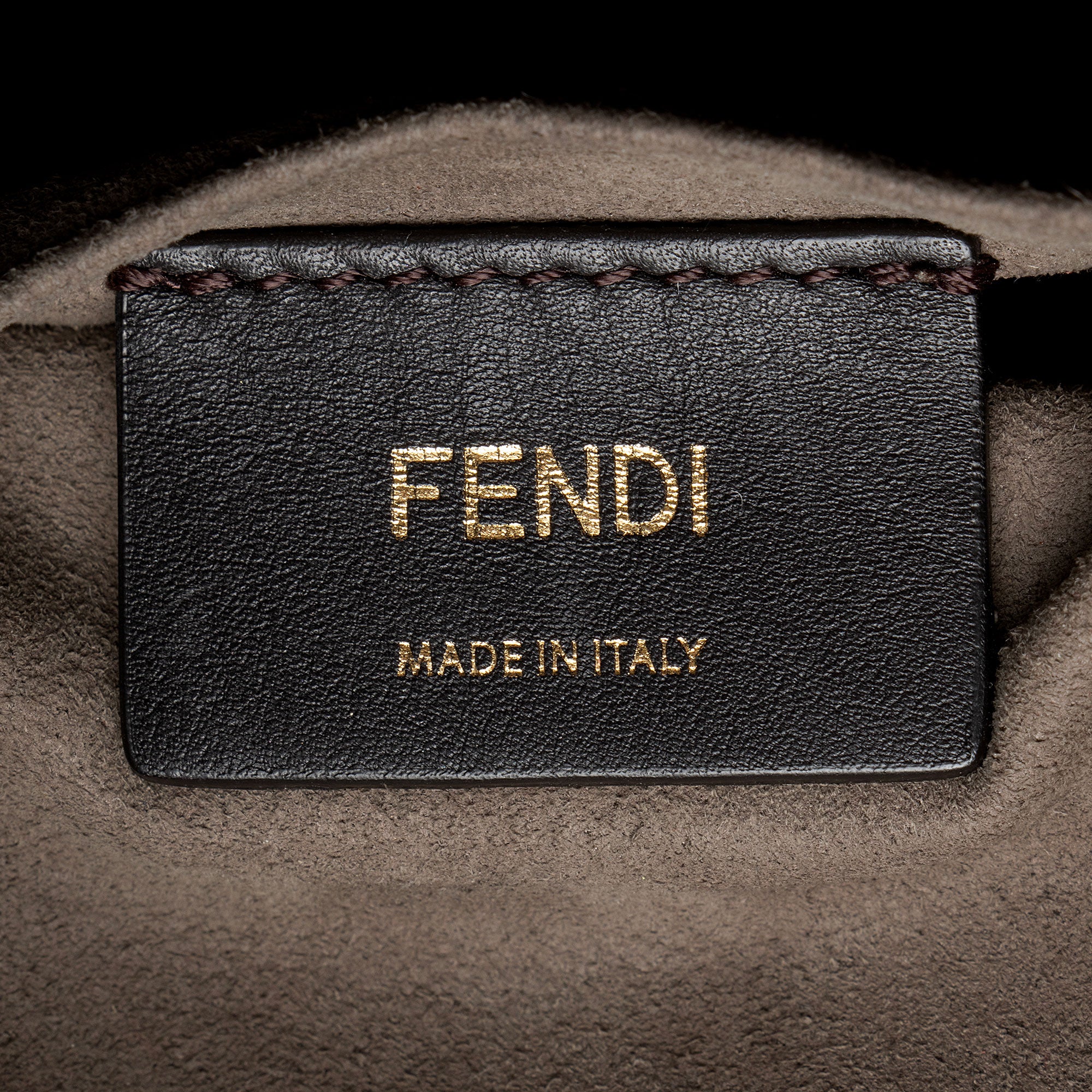 Fendi FF Spalmati Mon Tresor Grande Shoulder Bag