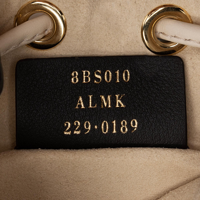 Fendi FF Embossed Calfskin Mon Tresor Mini Bucket Bag (SHF-18974) – LuxeDH