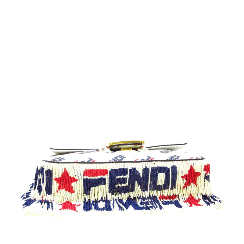 Fendi Fila Mania Beaded Baguette SHG HIwj1q LuxeDH