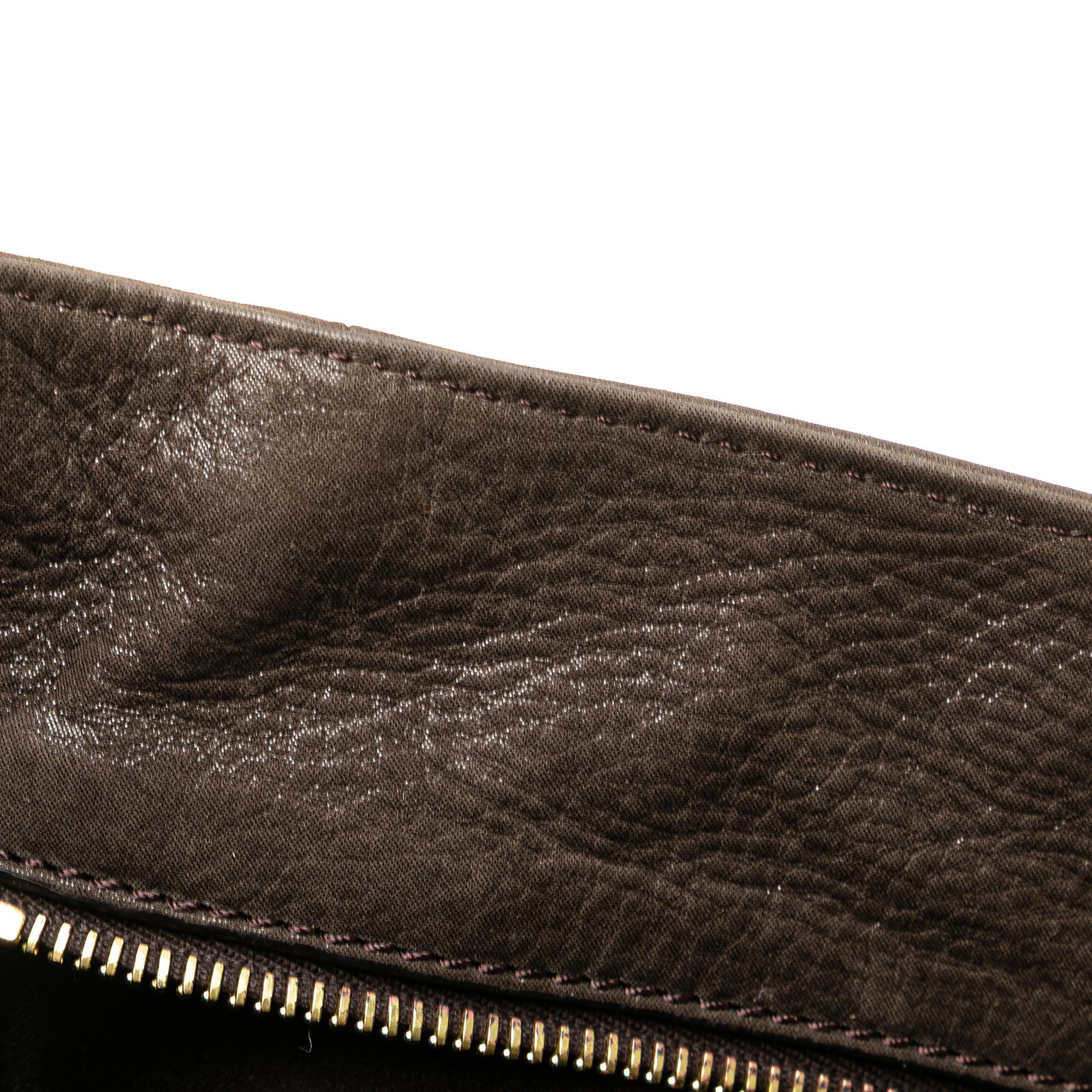 Fendi Iridescent Leather Chain Tote