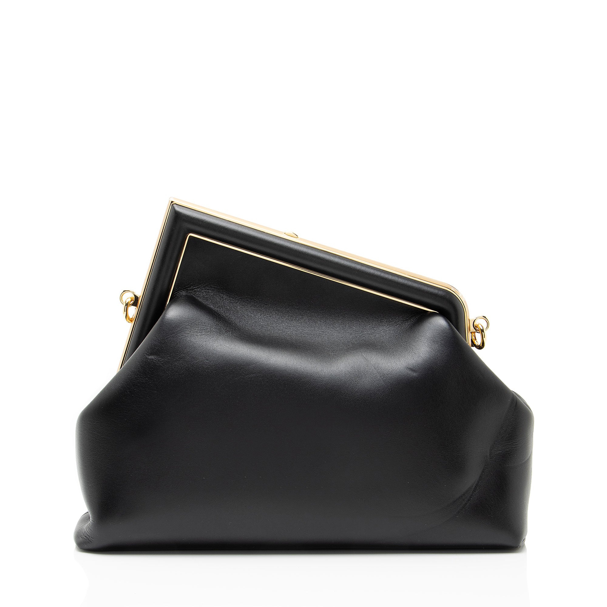 Fendi Lambskin Fendi First Medium Shoulder Bag