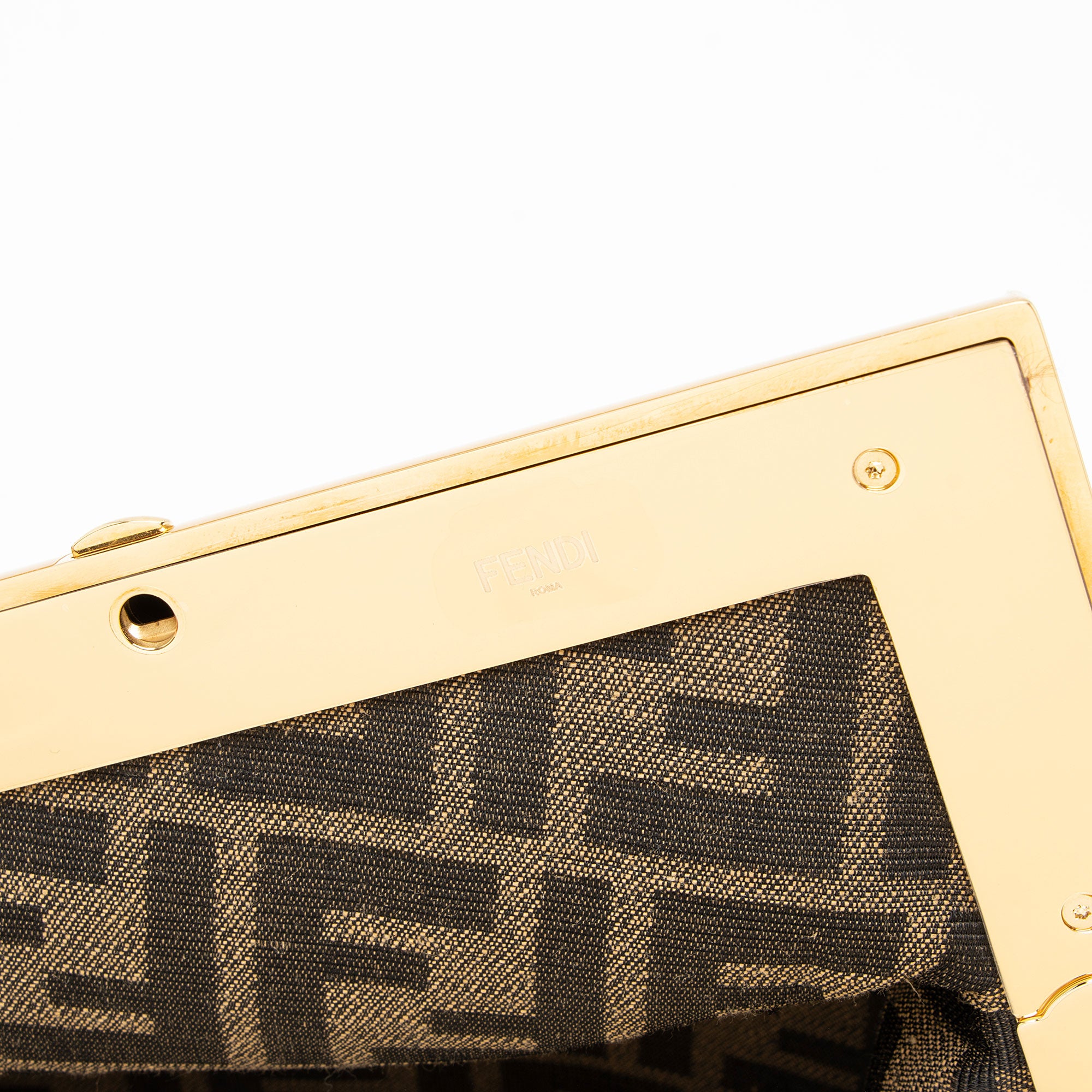 Fendi Lambskin Fendi First Medium Shoulder Bag