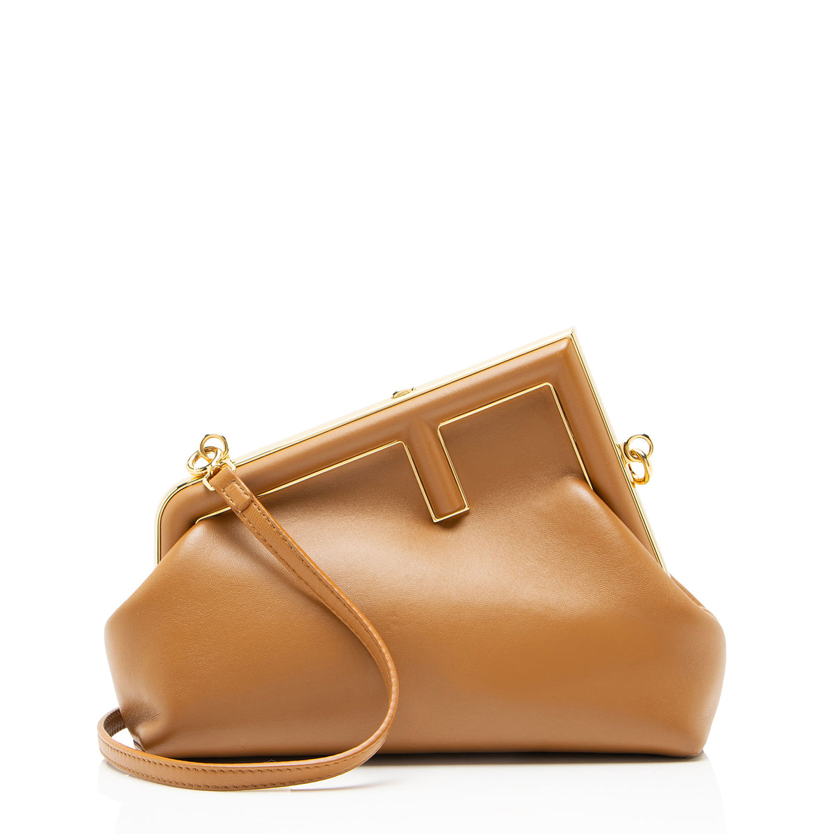 Fendi Lambskin Fendi First Small Shoulder Bag