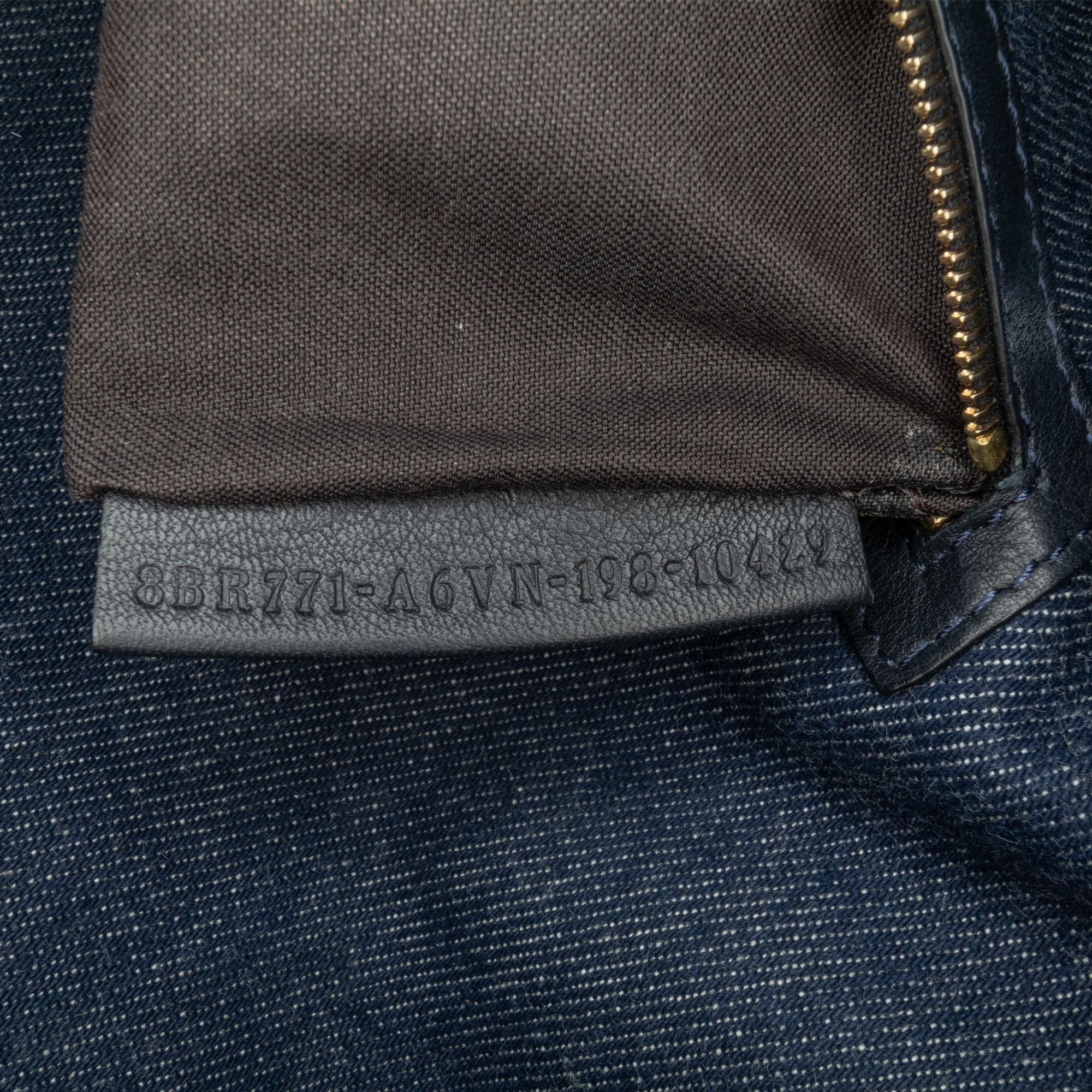 Fendi Large Denim Baguette Satchel (SHG-Fm5Rer)