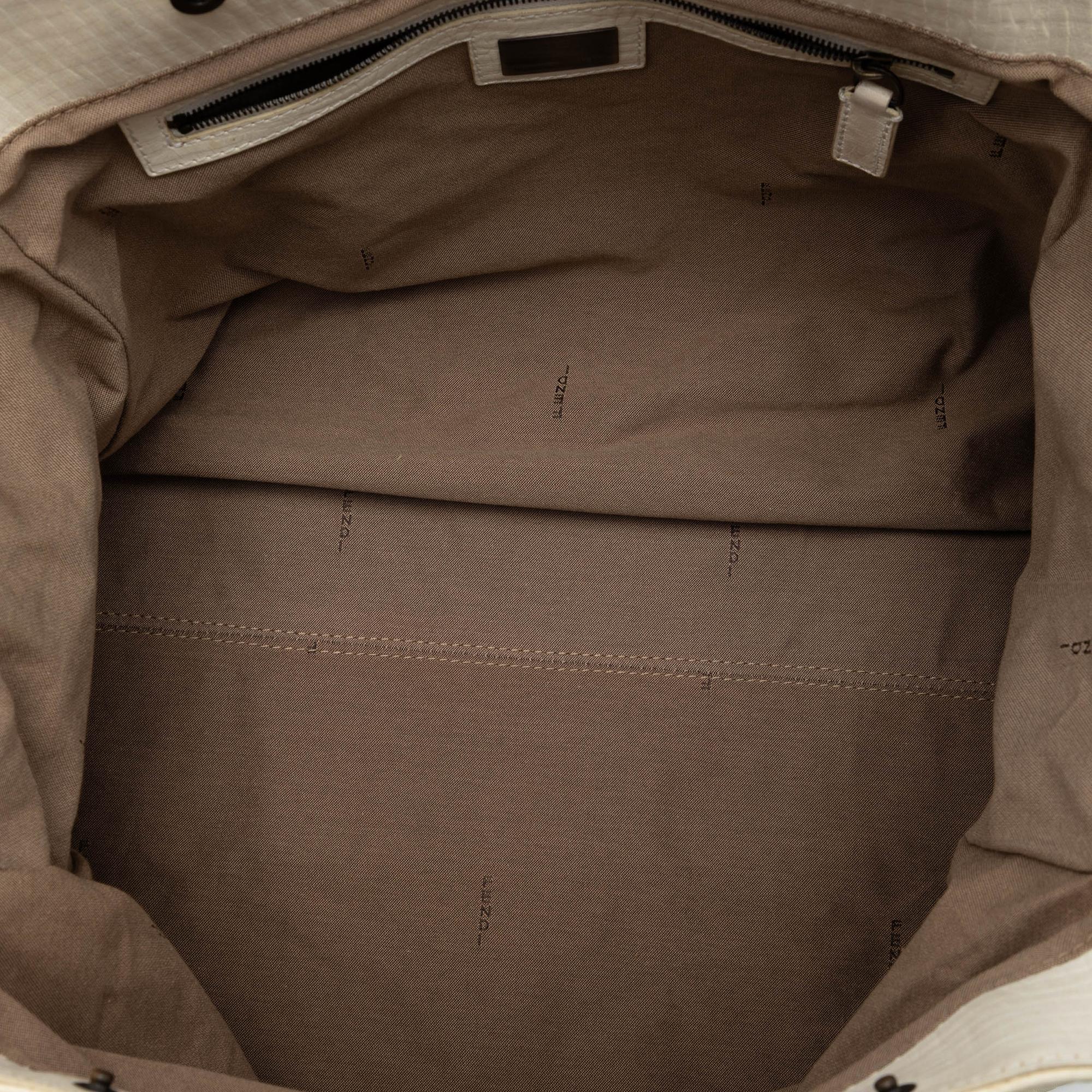 Fendi Large Leather Etniko Du Jour Handbag