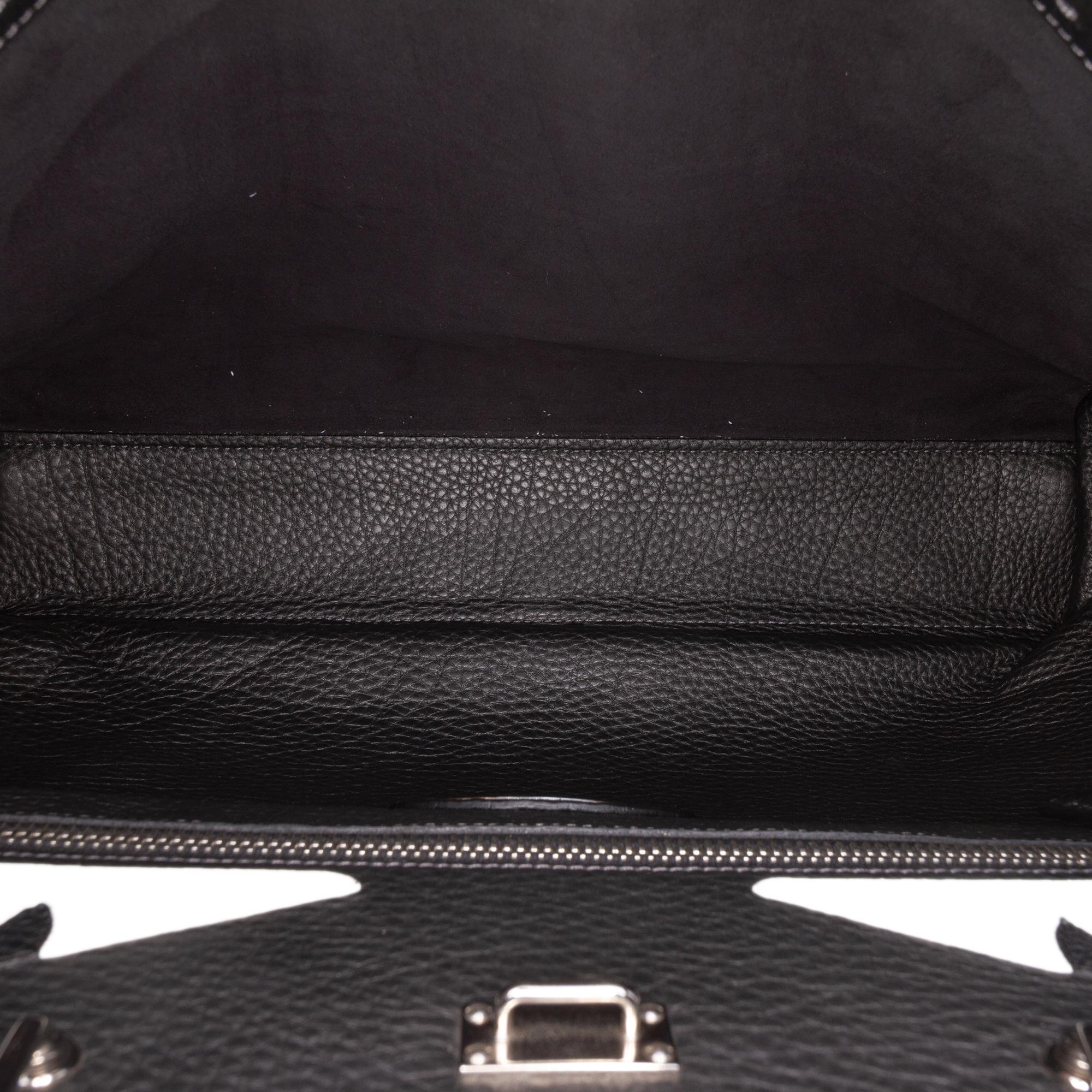 Fendi Large Leather Selleria Peekaboo Iconic Fit Bag