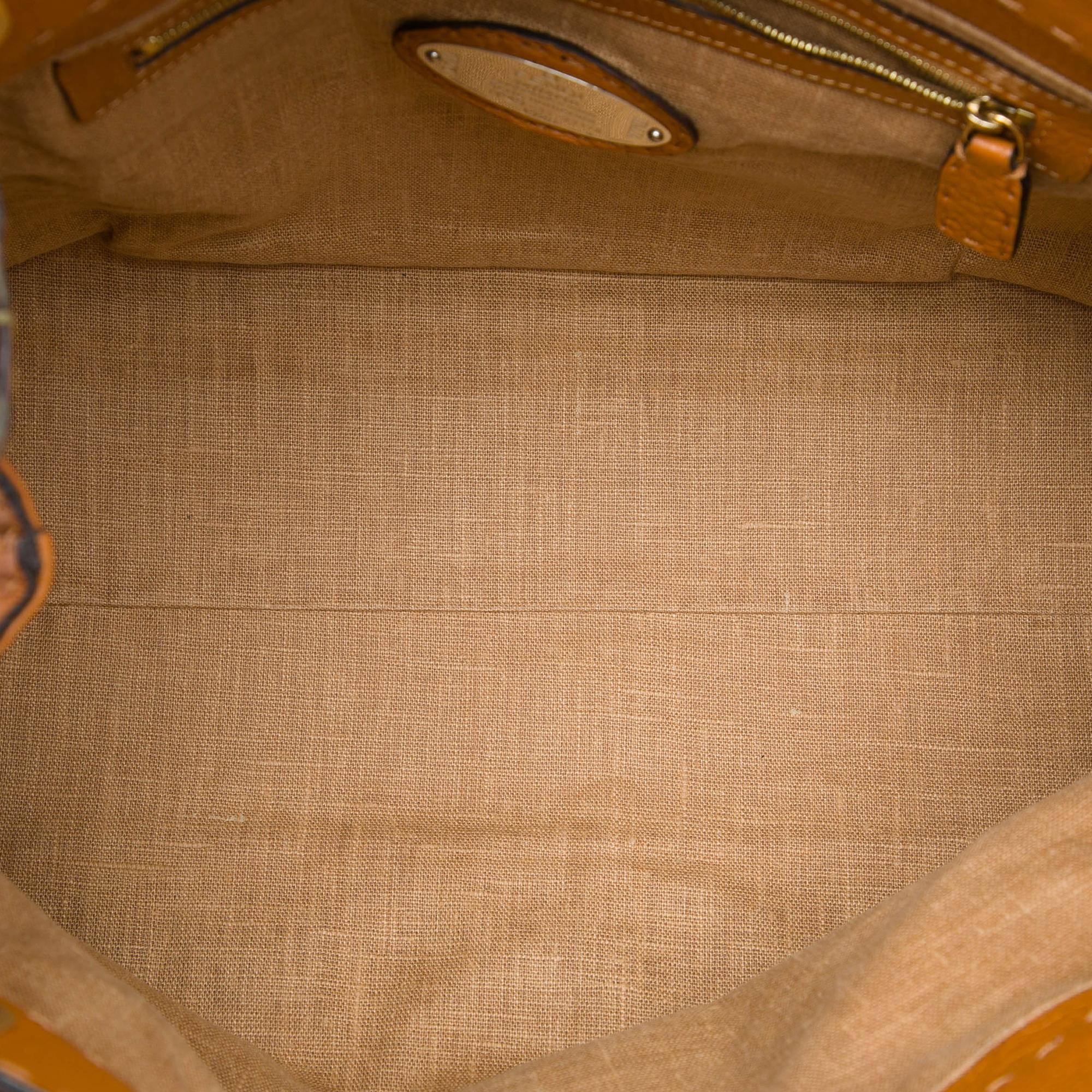 Fendi Large Leather Selleria Villa Borghese Tote