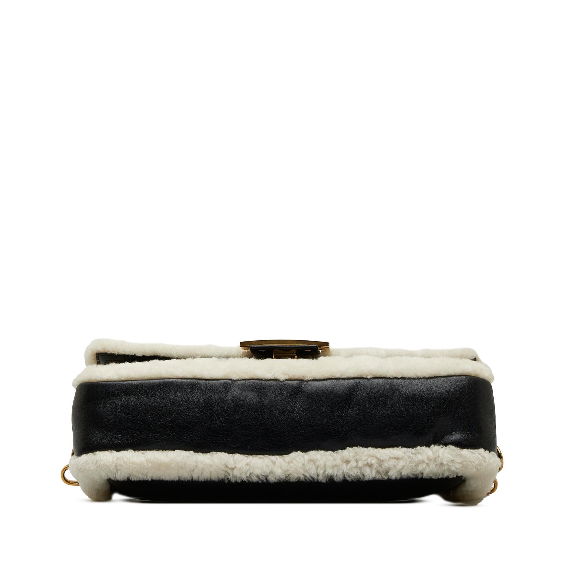 Fendi Large Shearling Baguette (SHG-Rdq63a)