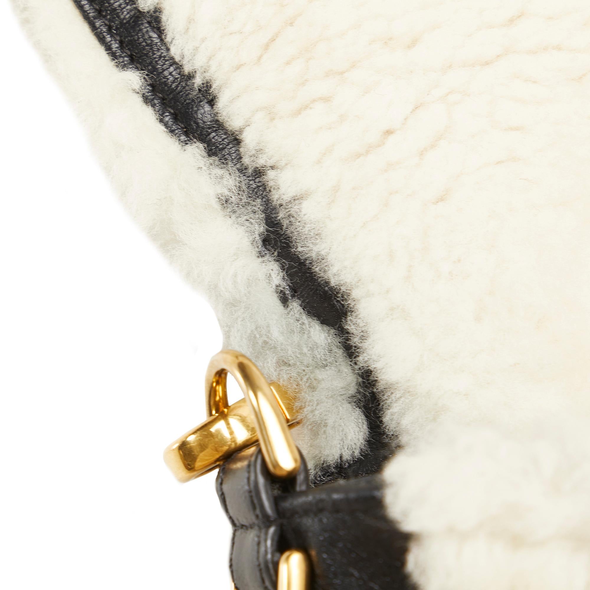 Fendi Large Shearling Baguette (SHG-Rdq63a)