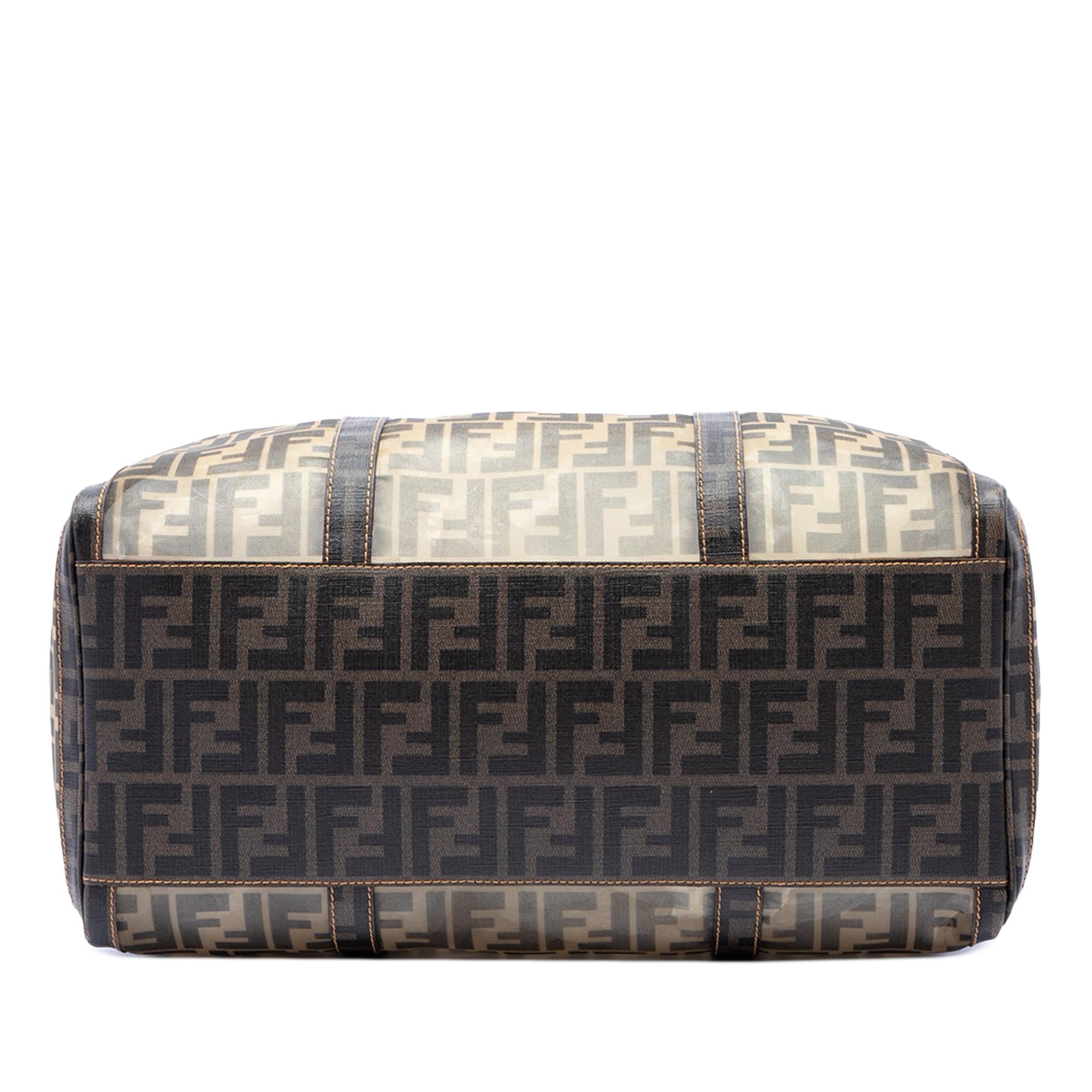 Fendi Large Zucca Mesh Boston Bag
