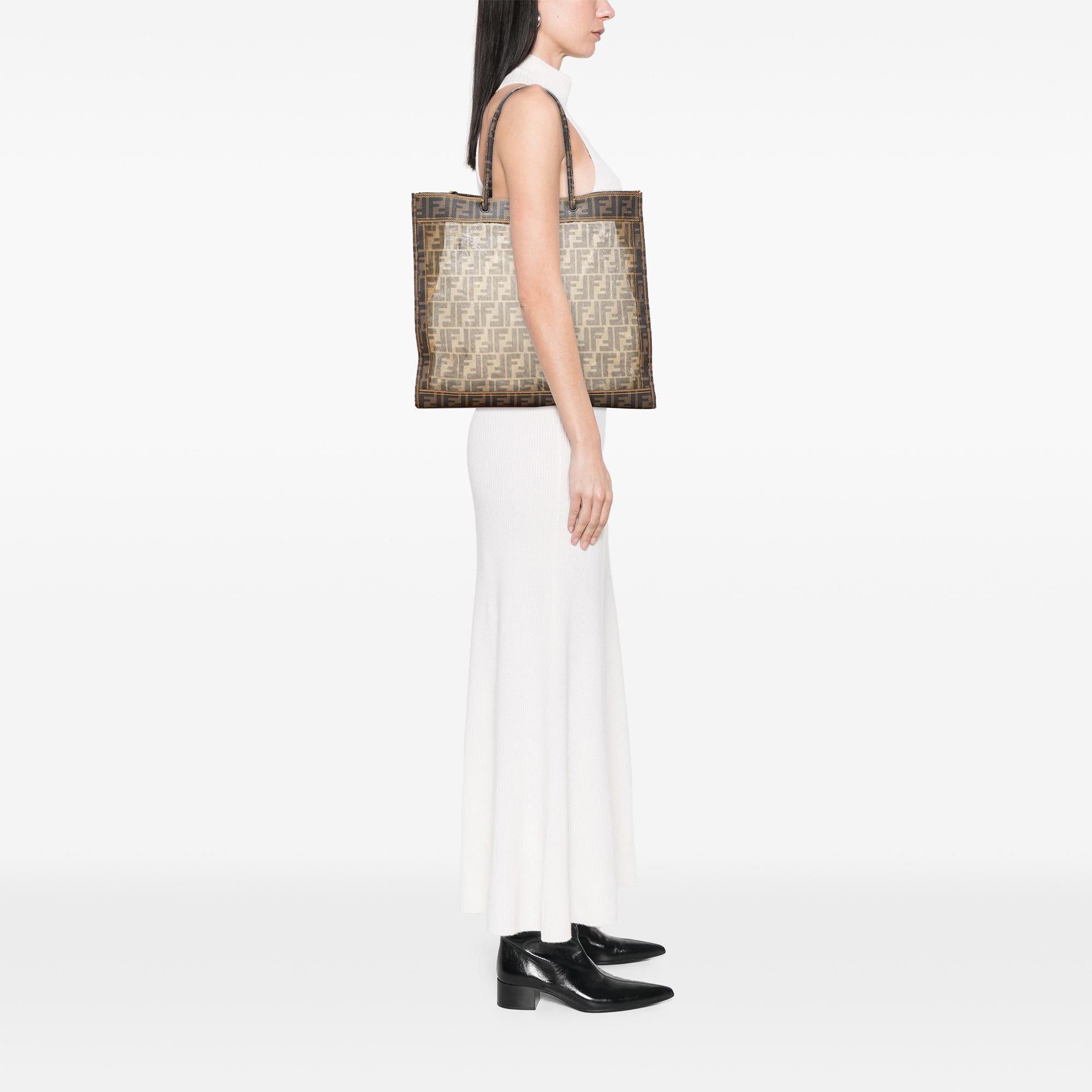 Fendi Large Zucca Mesh Tote