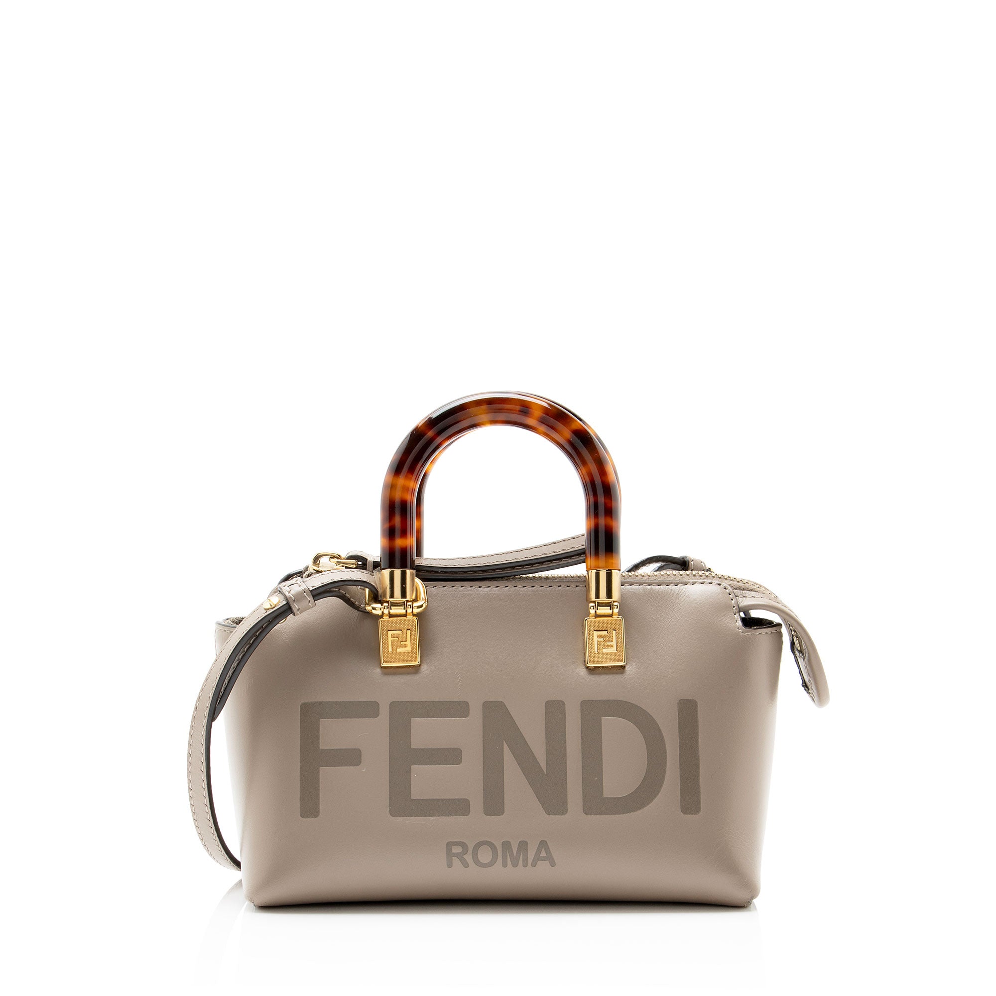 Fendi Leather By The Way Mini Boston Bag