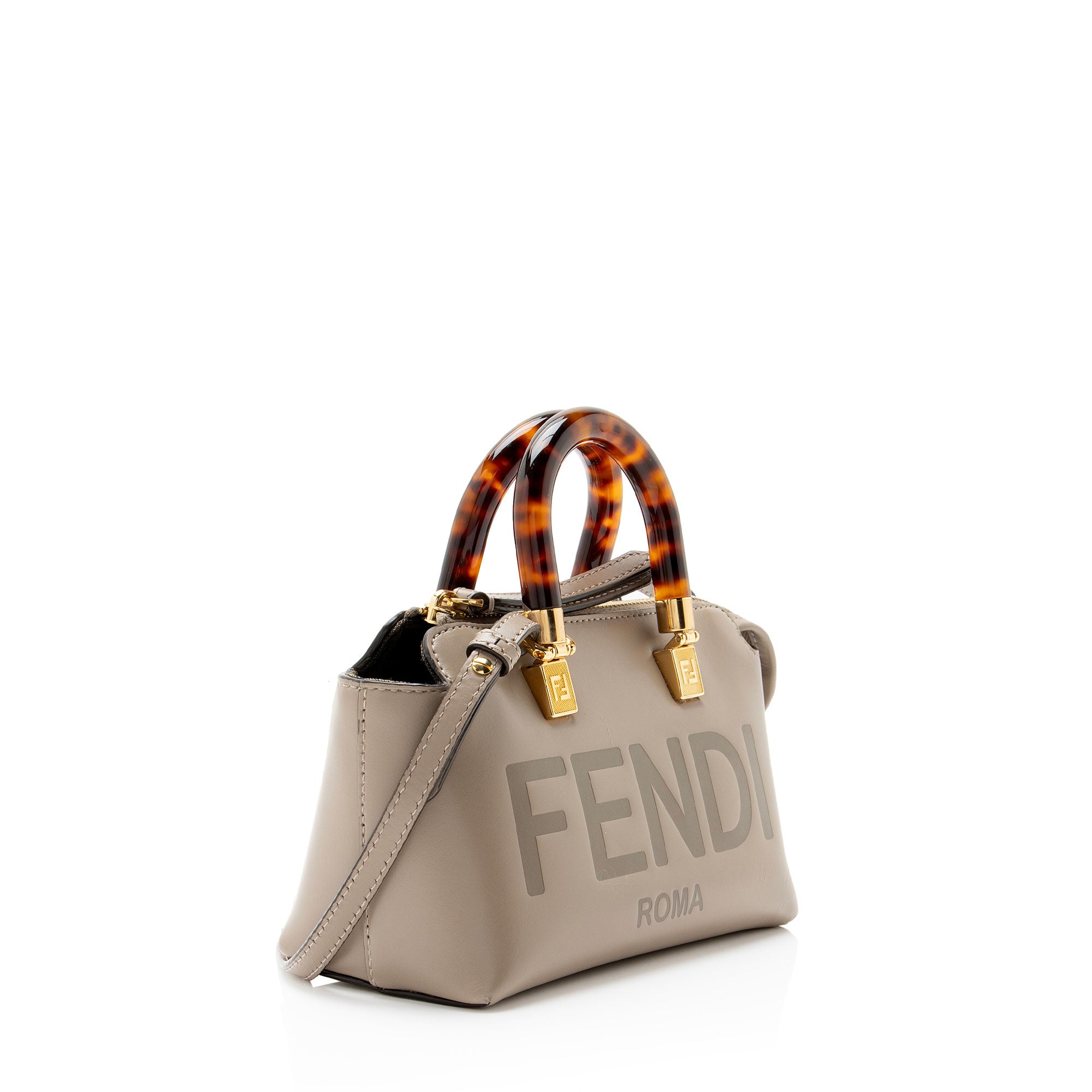 Fendi Leather By The Way Mini Boston Bag