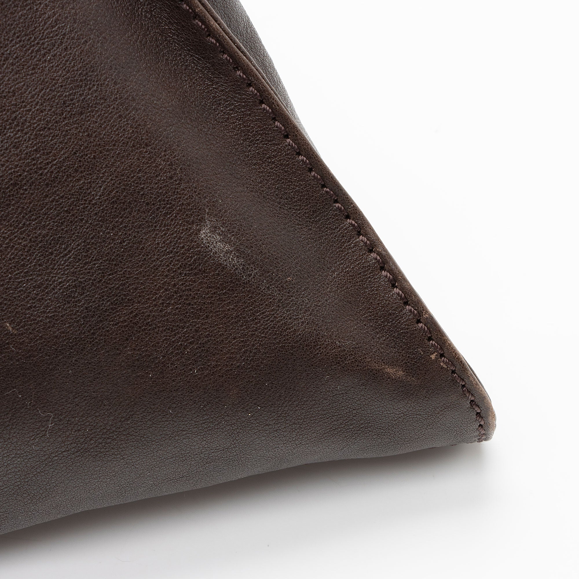 Fendi Leather Devil Trapezio Small Satchel