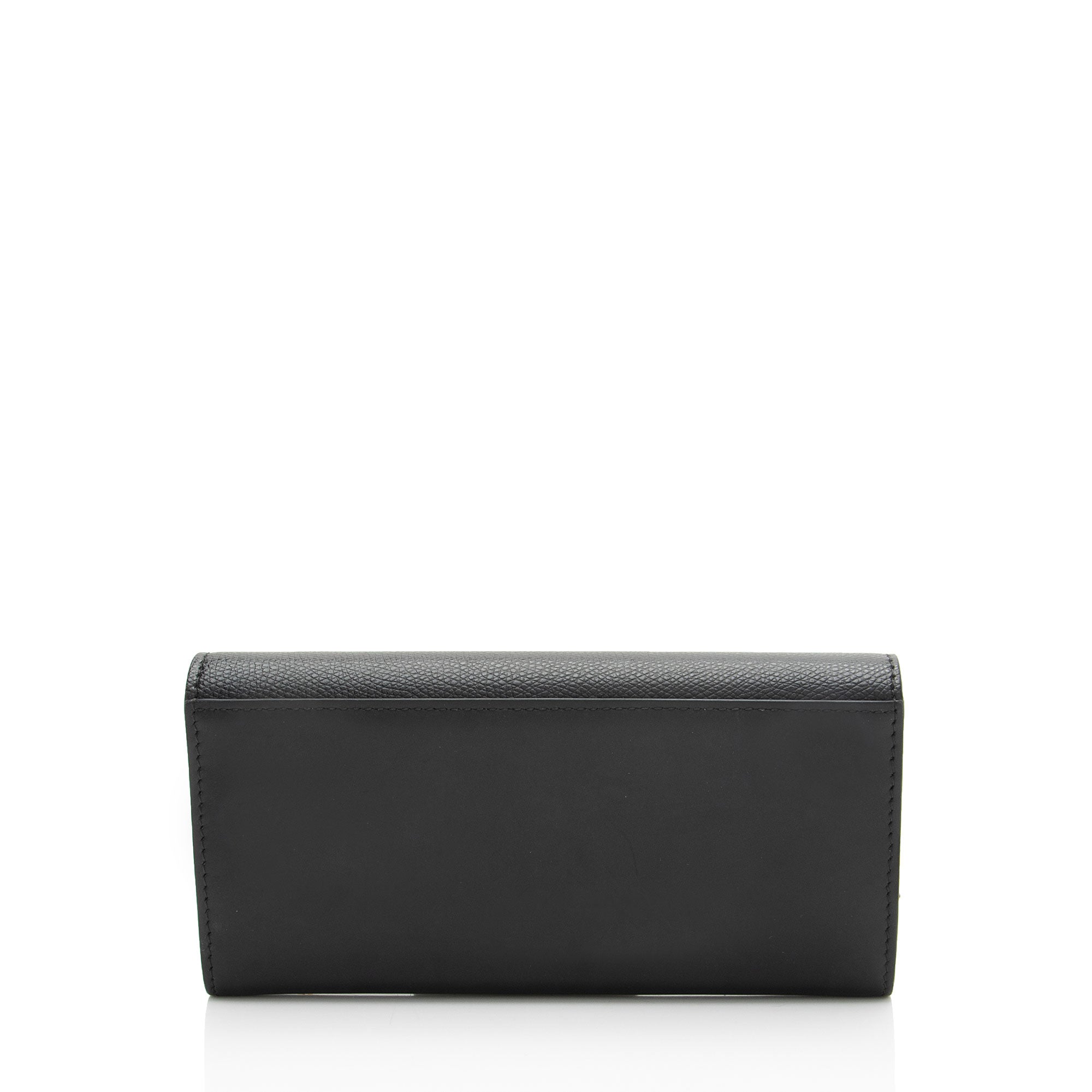 Fendi Leather FF Diamonds Continental Wallet on Chain