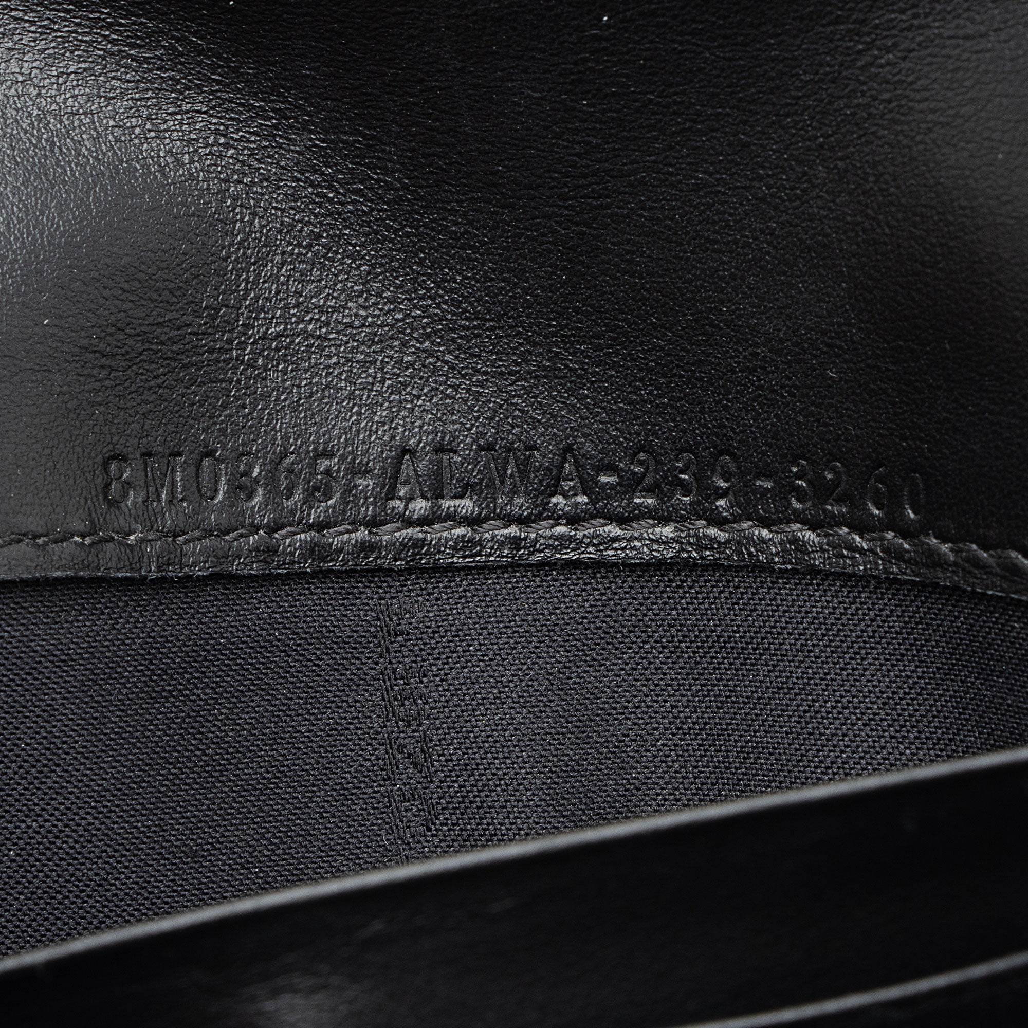 Fendi Leather FF Diamonds Continental Wallet on Chain