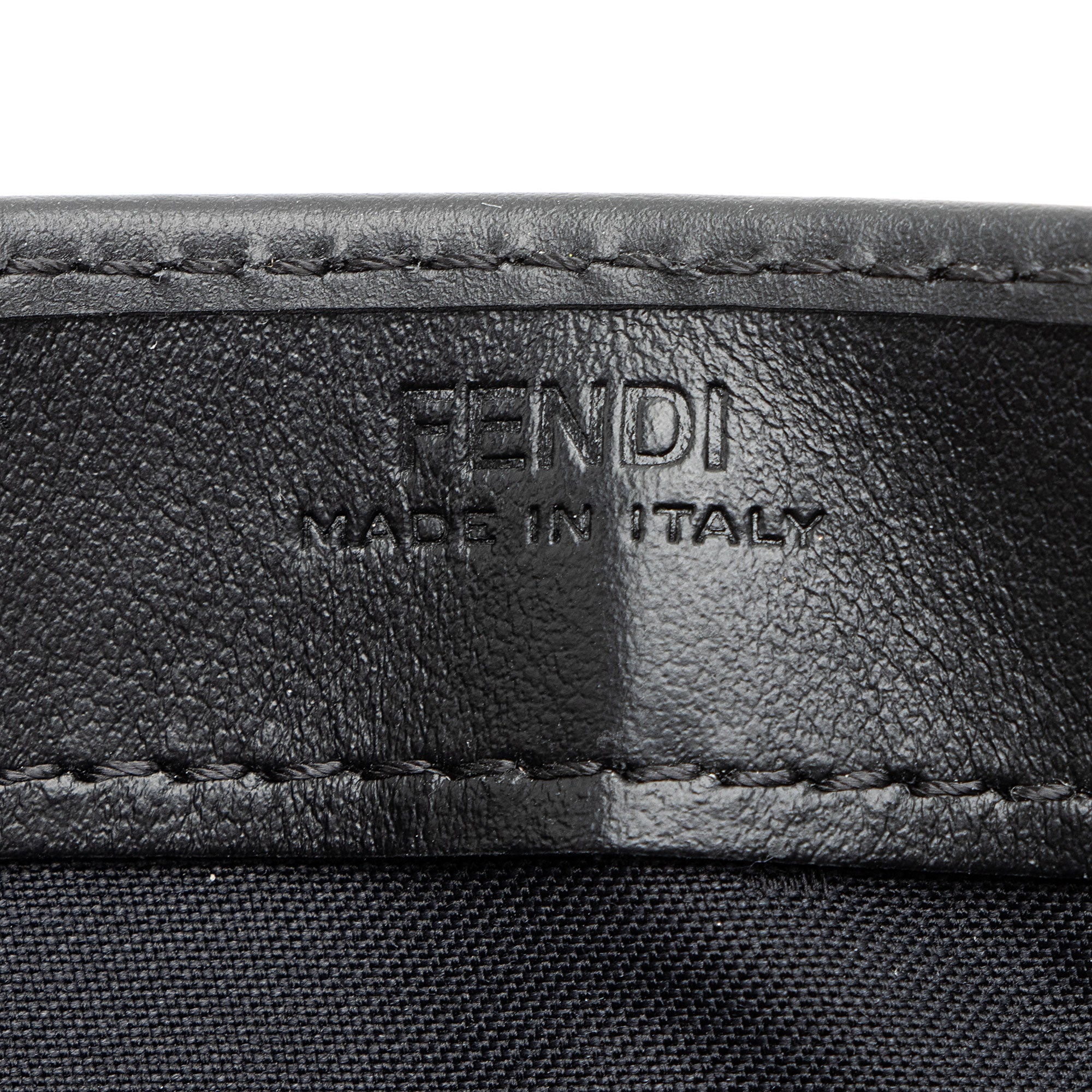 Fendi Leather FF Diamonds Continental Wallet on Chain
