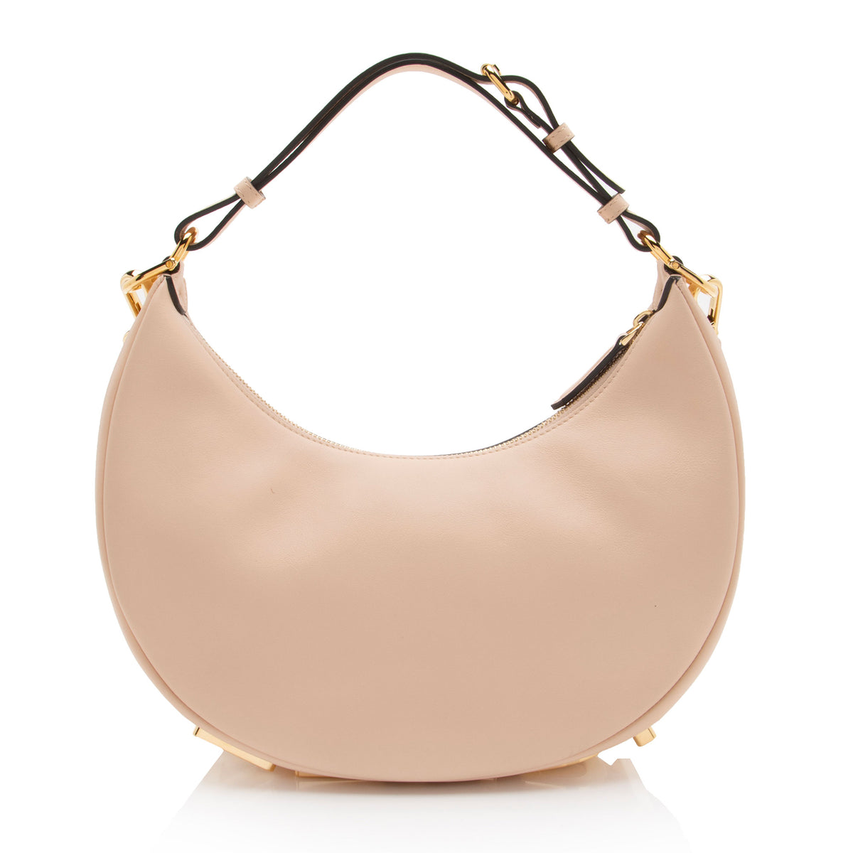Fendi Leather Fendigraphy Small Hobo
