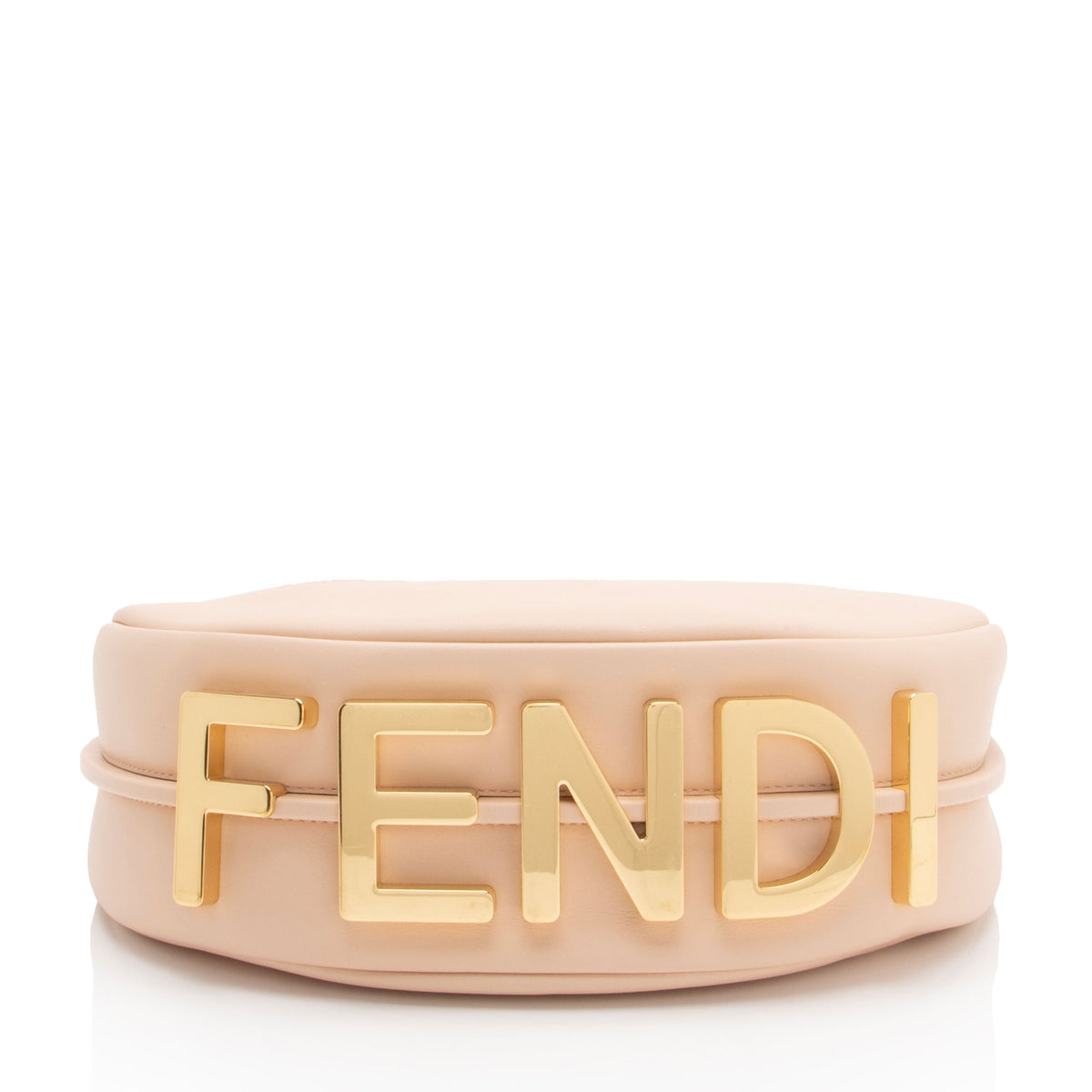 Fendi Leather Fendigraphy Small Hobo